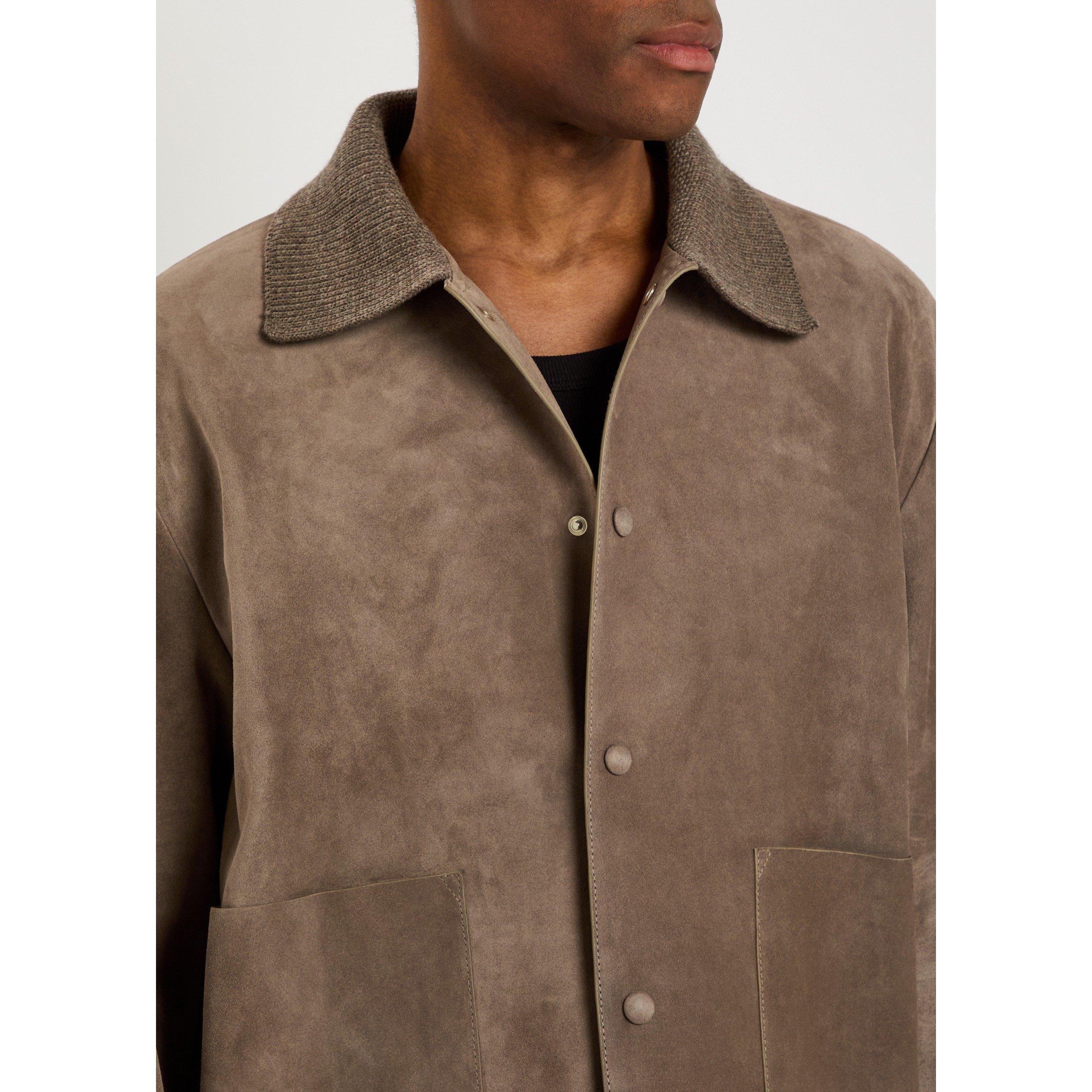 BROWN LIGHT - JW Anderson - Men's Leather Jacket - 4