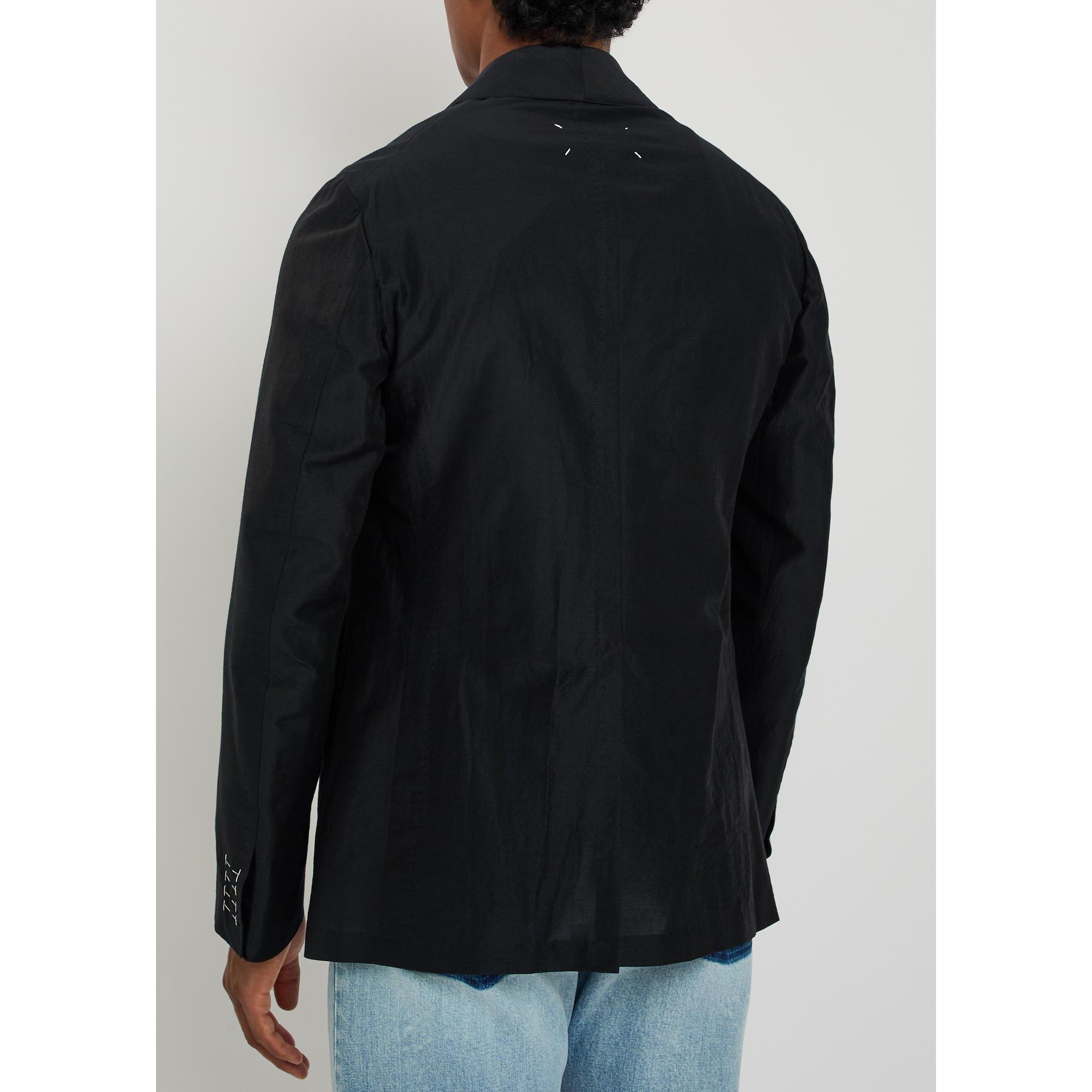 DARK BLUE - Maison Margiela - MAR DOUBLE POCKET BLAZER - 3