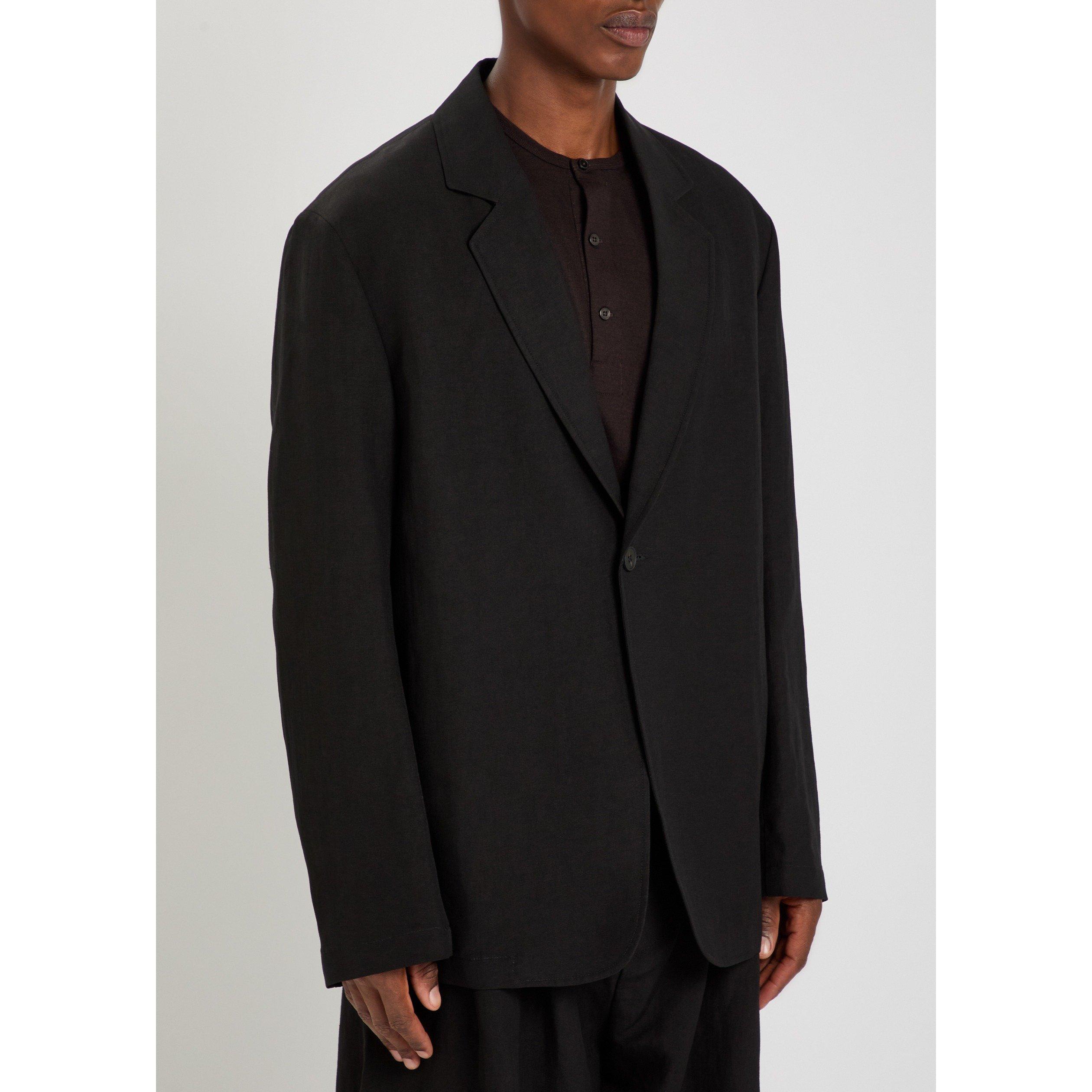 BLACK - Studio Nicholson - SINGLE BREASTED CASUAL JACKET - 2