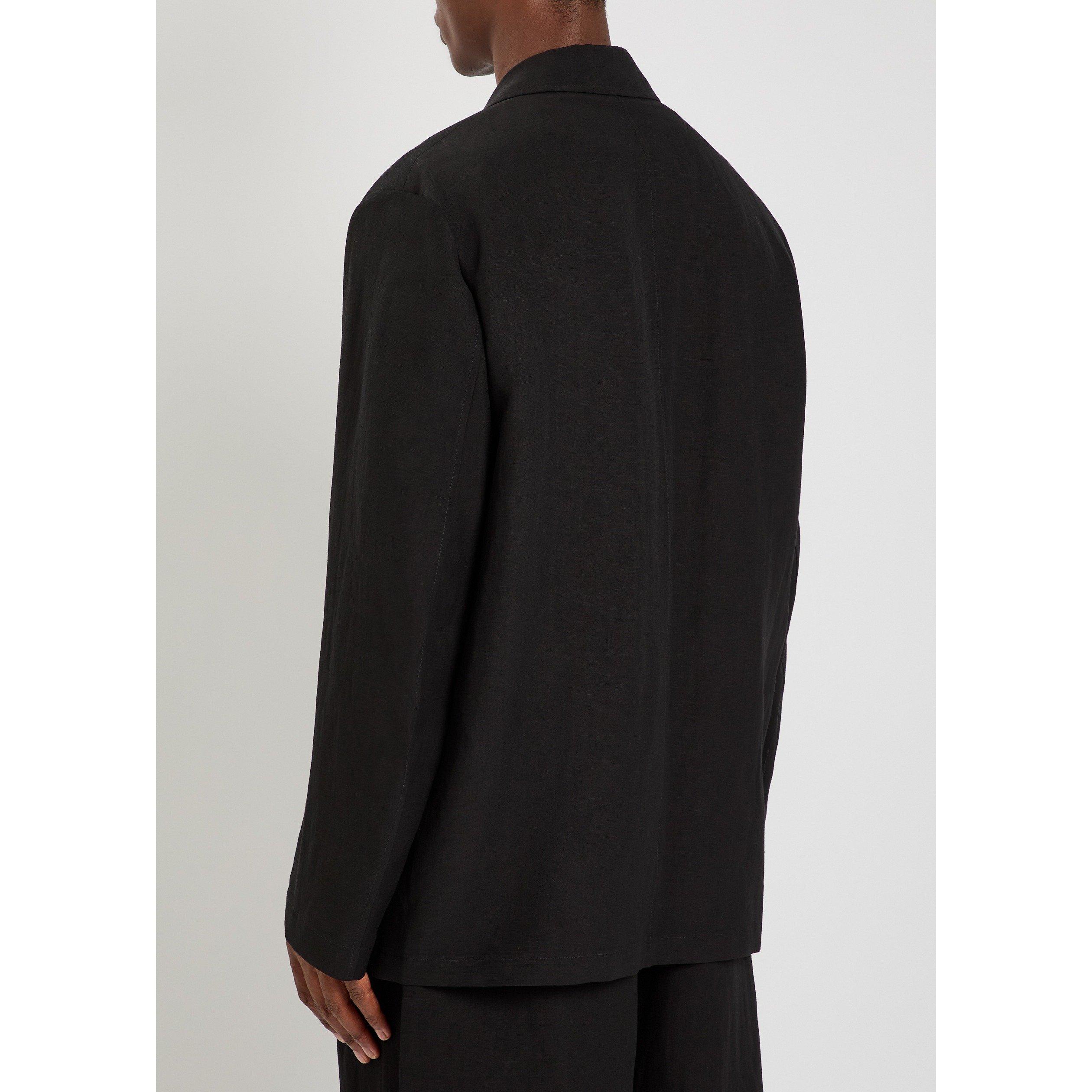 BLACK - Studio Nicholson - SINGLE BREASTED CASUAL JACKET - 3
