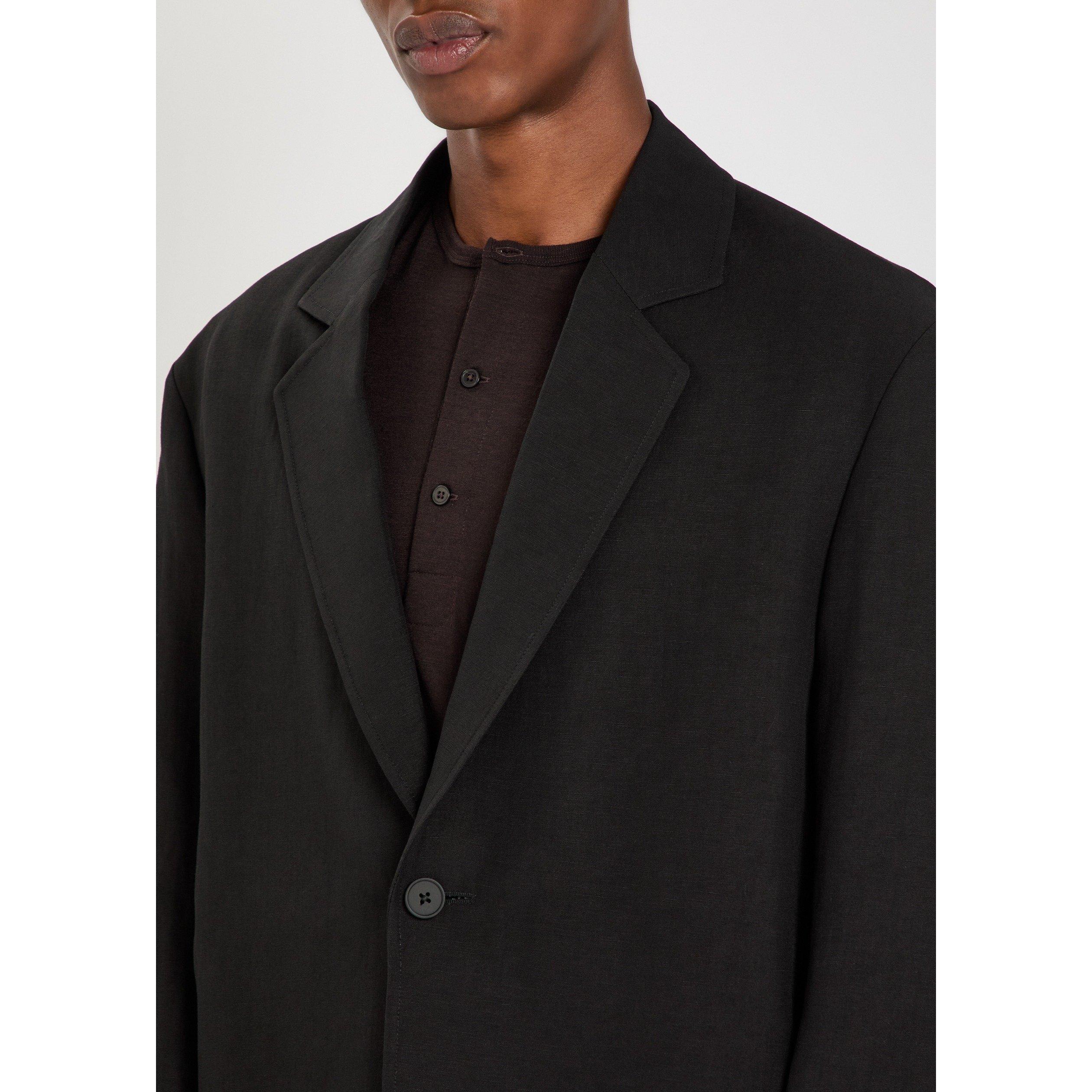 BLACK - Studio Nicholson - SINGLE BREASTED CASUAL JACKET - 4