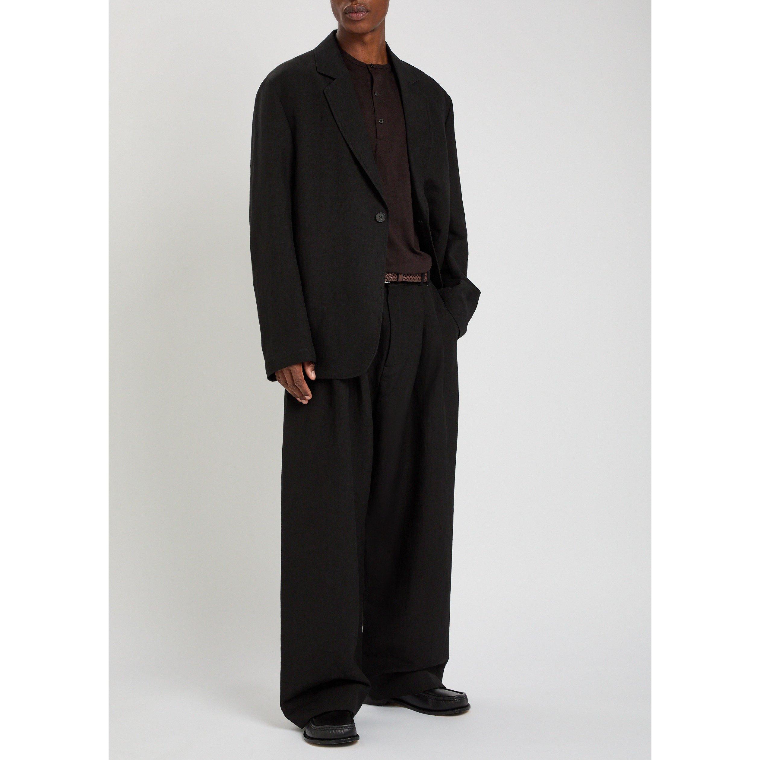 BLACK - Studio Nicholson - SINGLE BREASTED CASUAL JACKET - 5