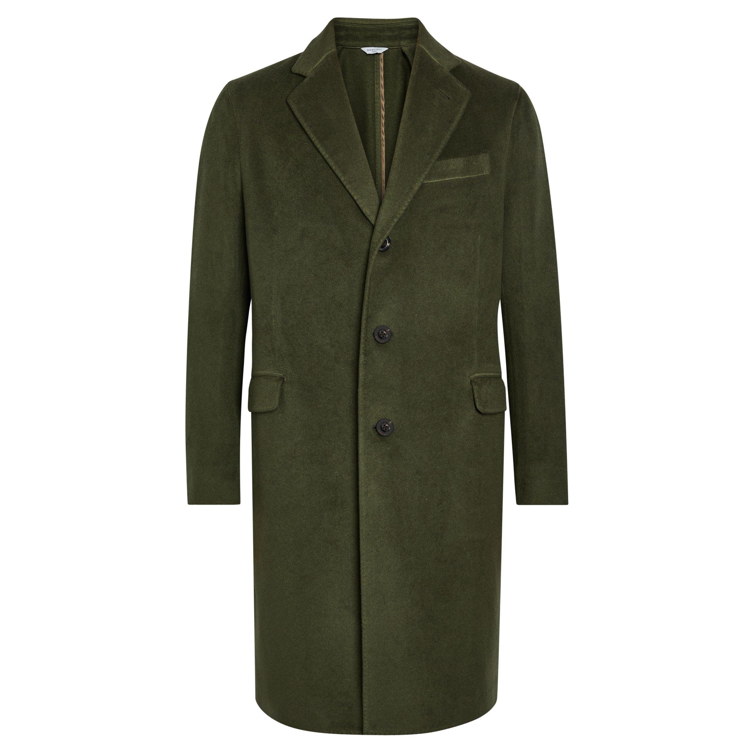DARK GREEN - Boglioli - BOGLIOLI LNG COAT - 1