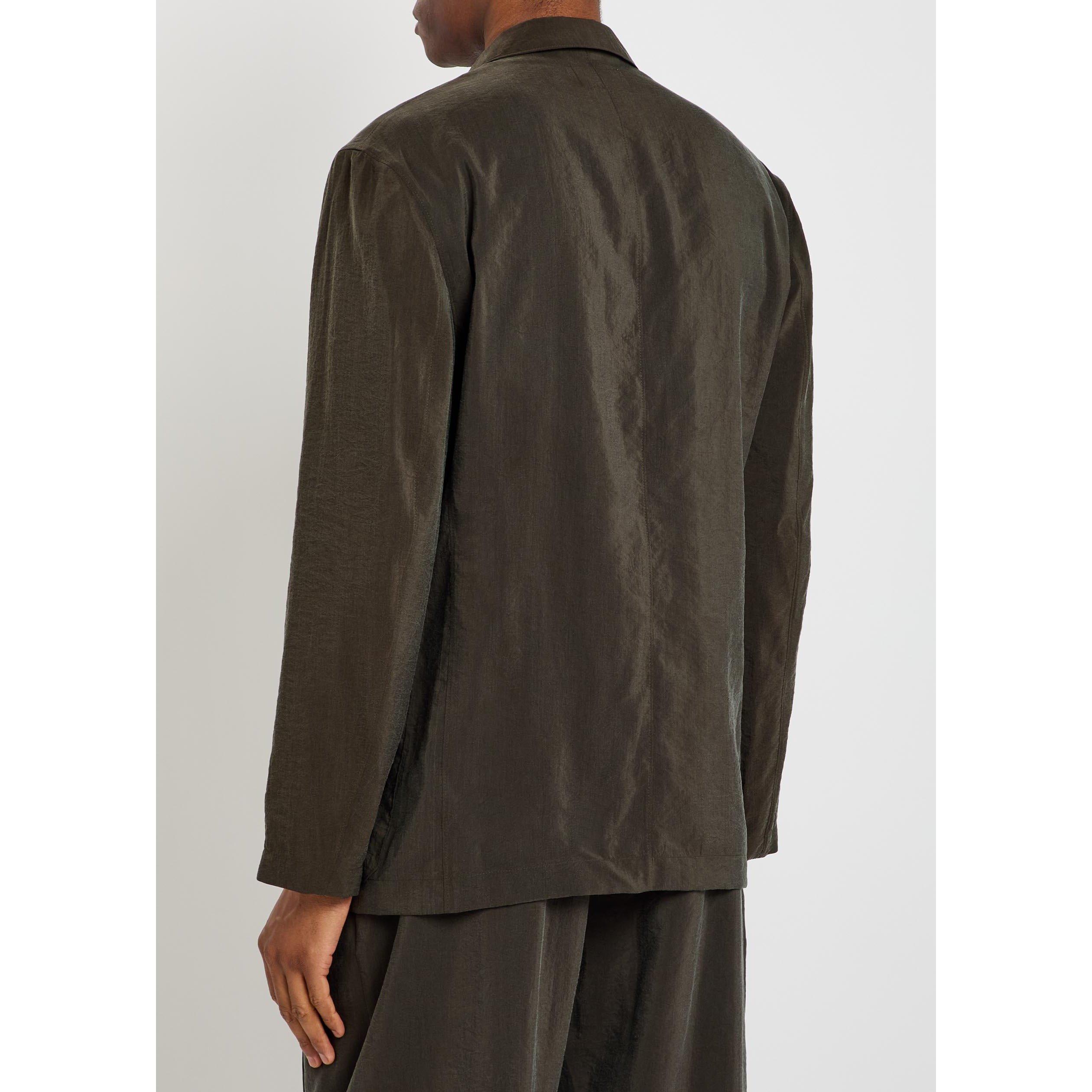 BROWN DARK - Lemaire - LEMAIRE SOFT DB JACKET - 3