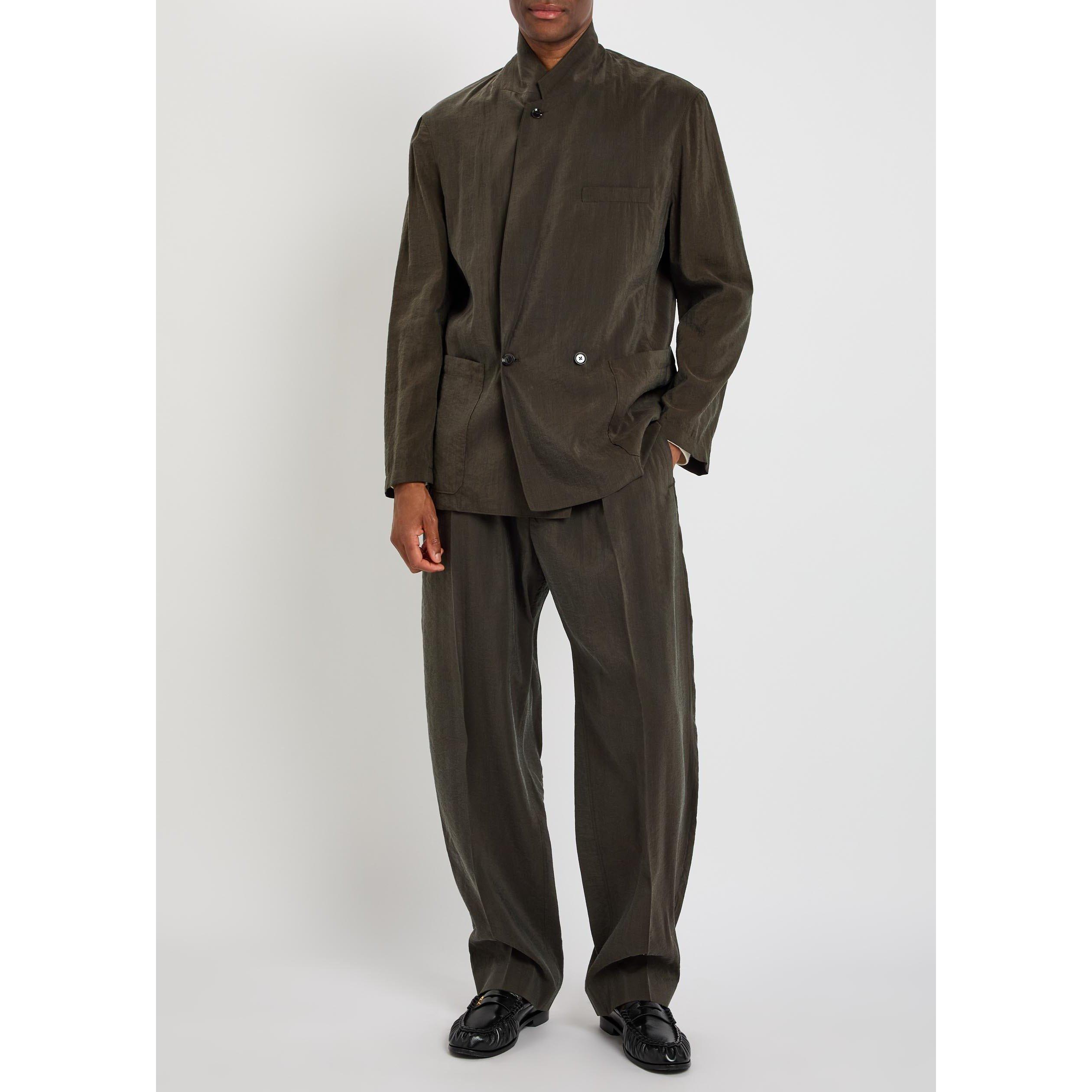 BROWN DARK - Lemaire - LEMAIRE SOFT DB JACKET - 6