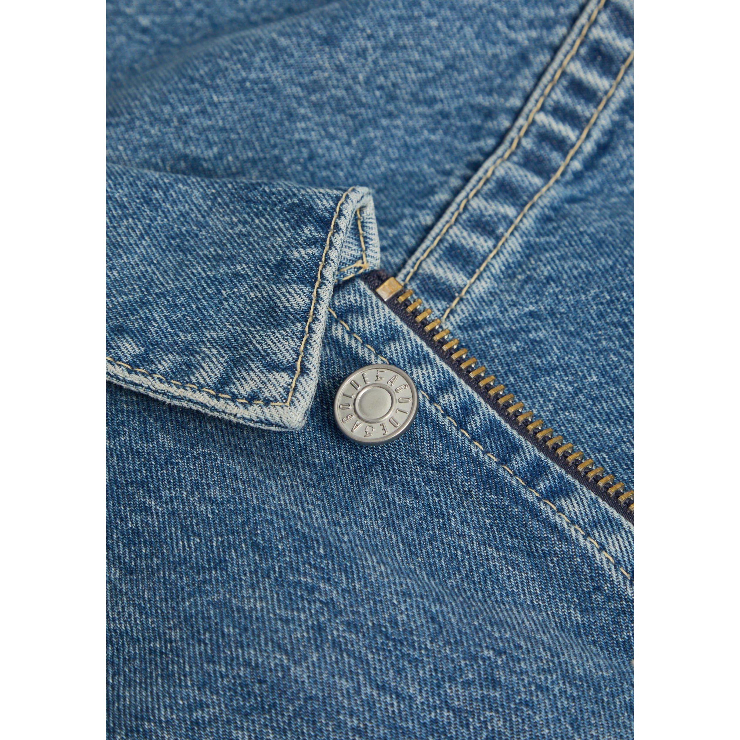 MID BLU - Agolde - Men's Cotton Oversized-Fit Denim Jacket - 4