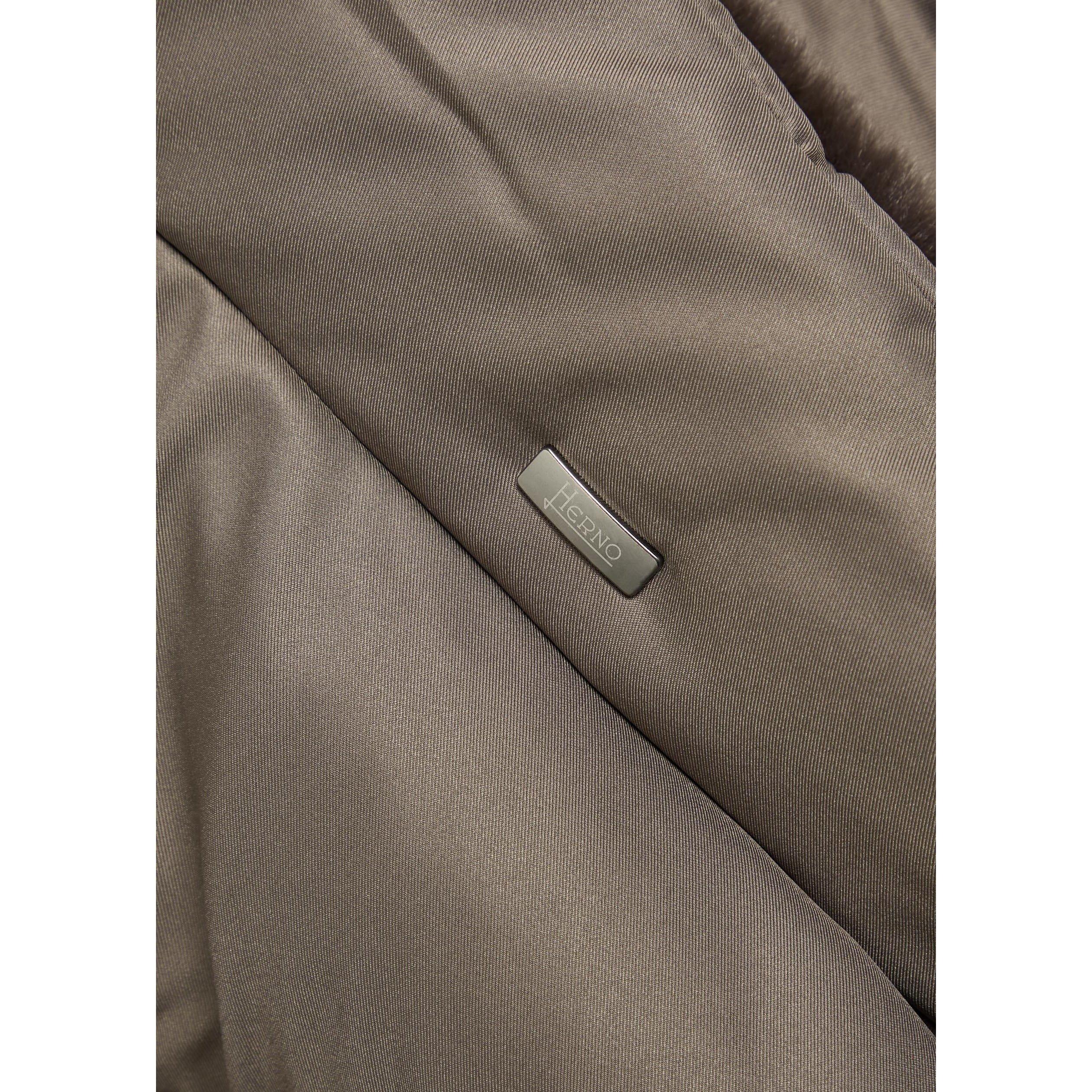 BEIGE - Herno - Men's Mock-Neck Down Bomber Jacket - 4