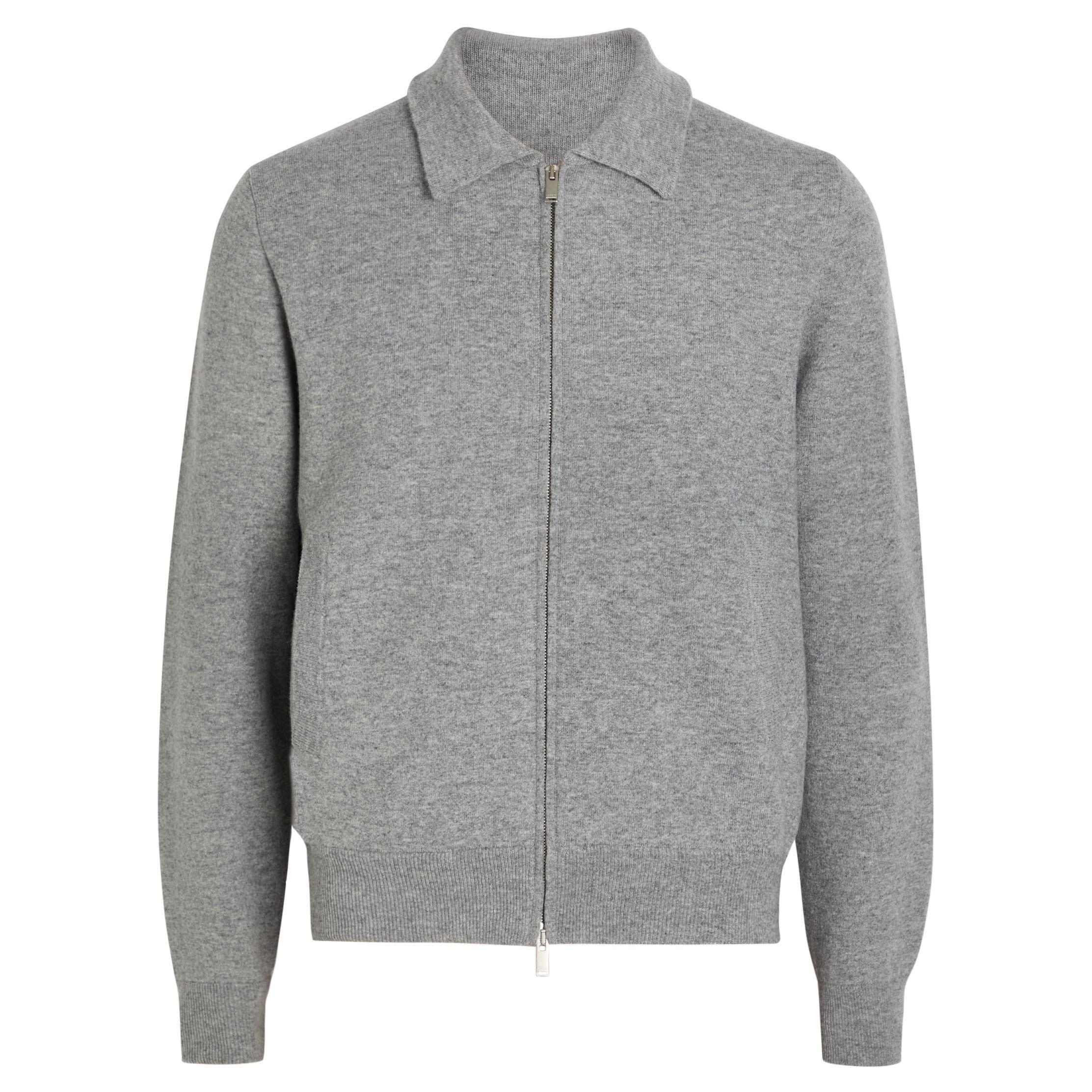 GREY - Lardini - LAR 2 POCKET BOMBER JKT