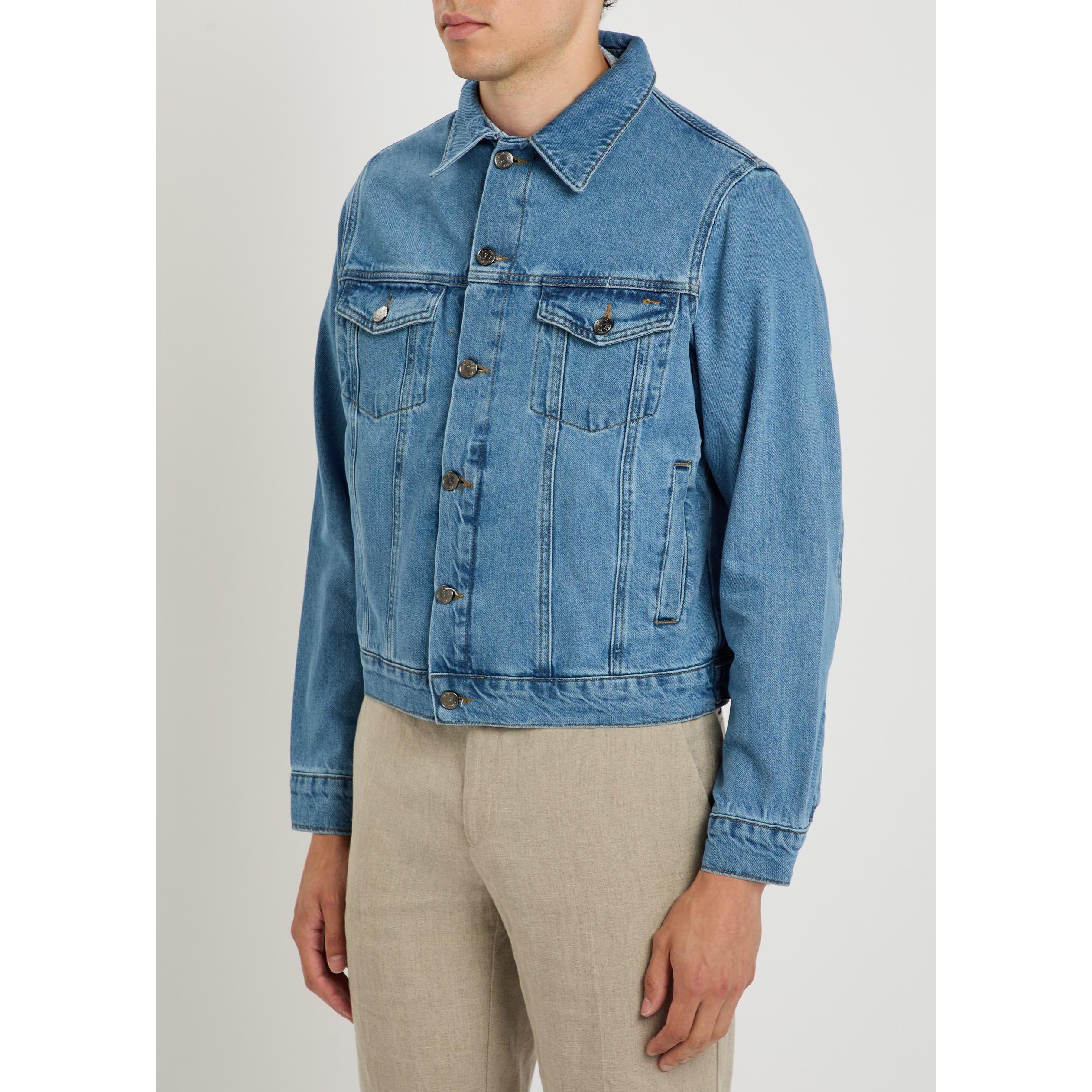 LIGHT BLUE - Percival - Men's Western Denim Jacket - 2