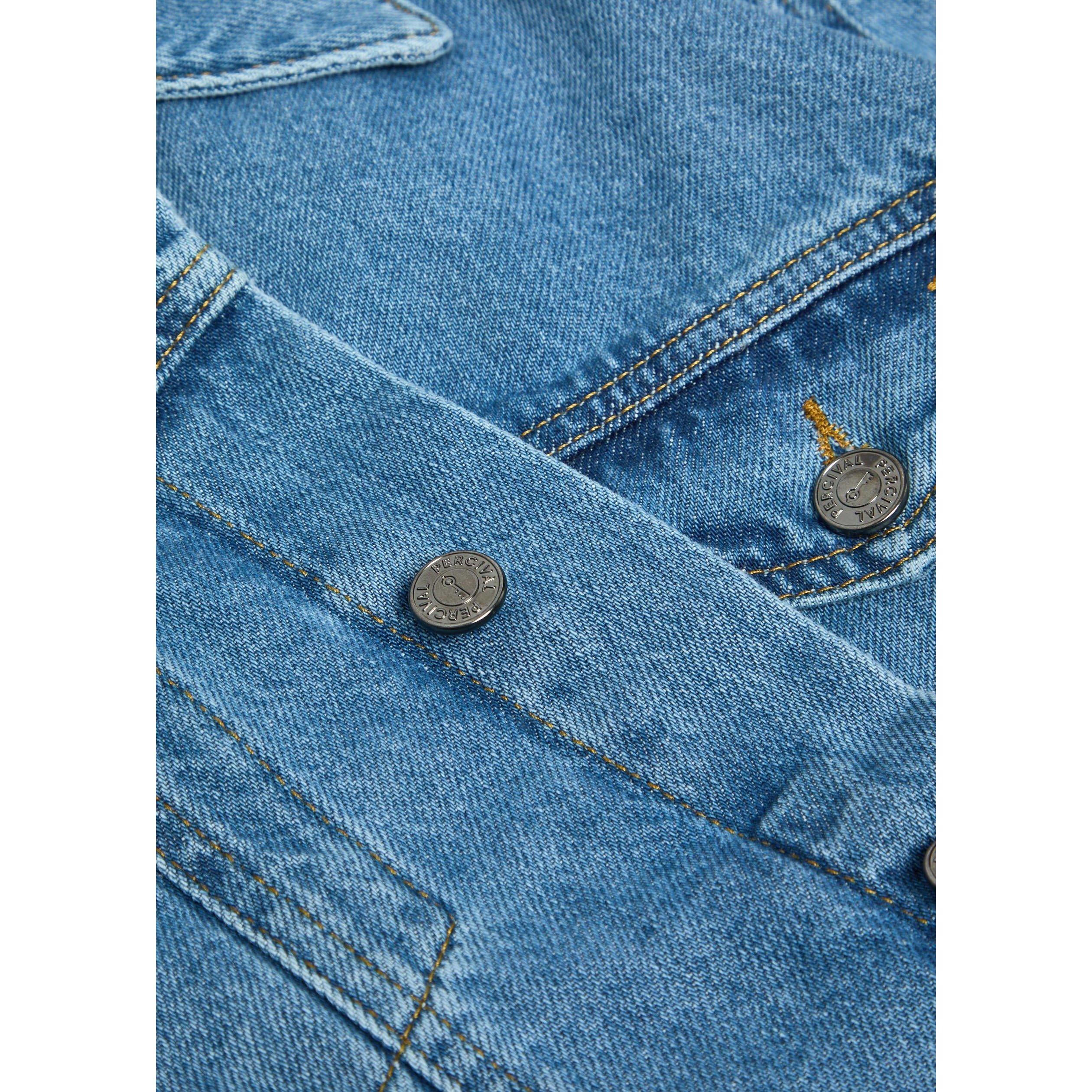 LIGHT BLUE - Percival - Men's Western Denim Jacket - 5