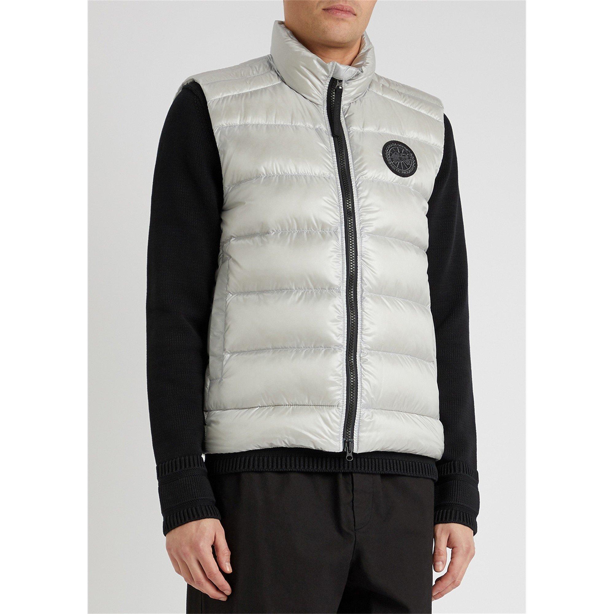 LIGHT GREY - Canada Goose - Men's Crofton Quilted Down Slim-Fit Gilet - 2