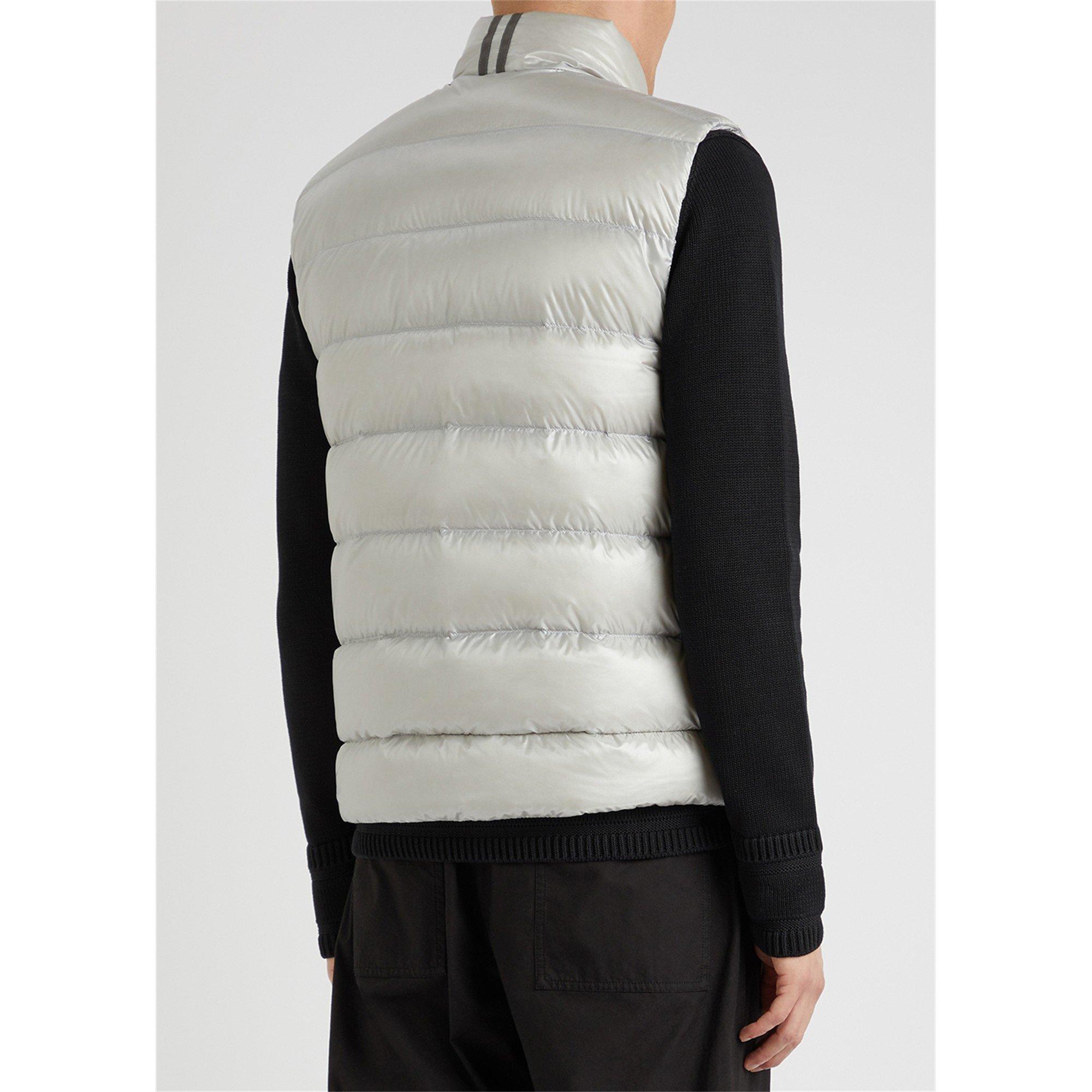 LIGHT GREY - Canada Goose - Men's Crofton Quilted Down Slim-Fit Gilet - 3