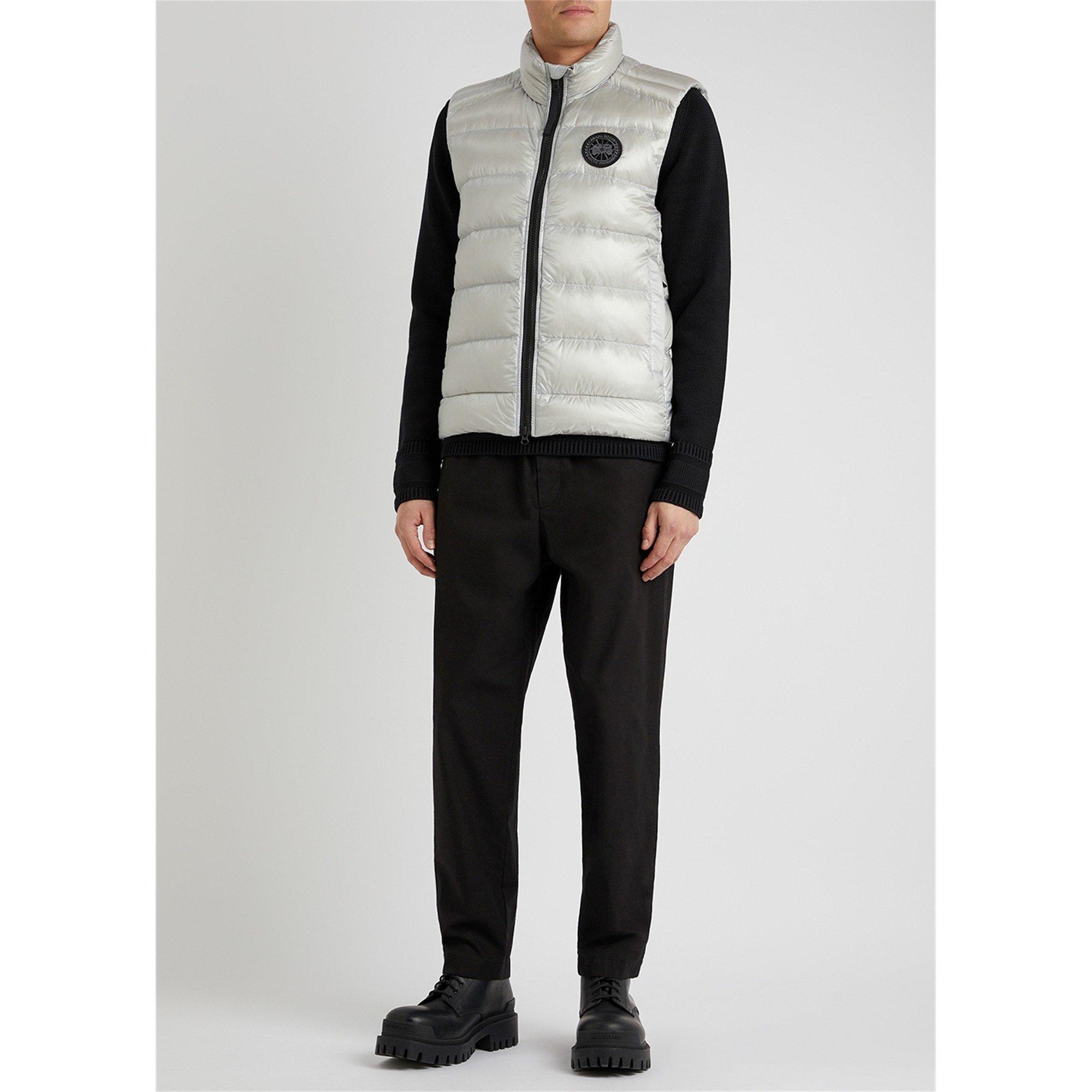LIGHT GREY - Canada Goose - Men's Crofton Quilted Down Slim-Fit Gilet - 5