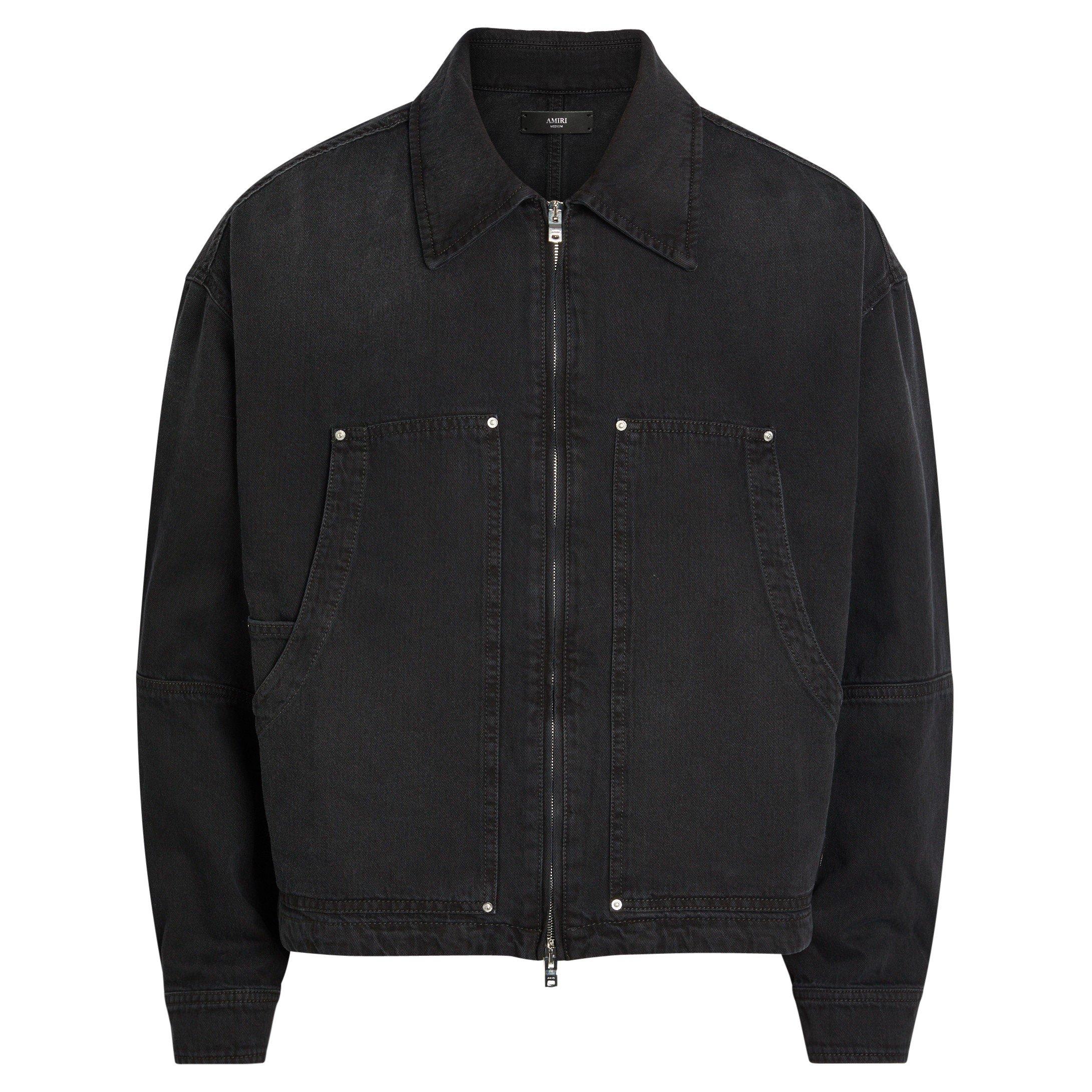 BLACK - Amiri - AMIRI DENIM WORK JACKET - 1