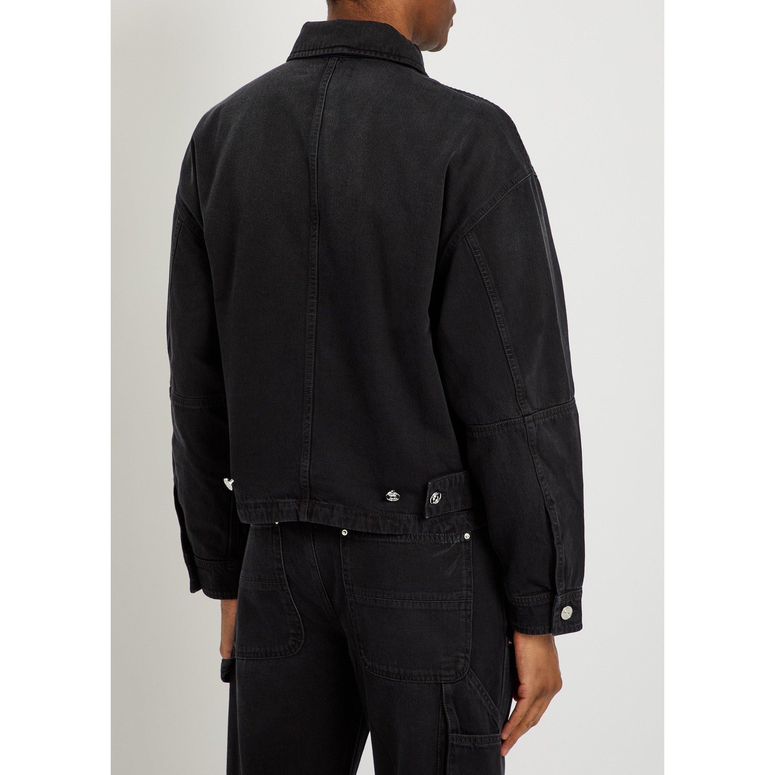 BLACK - Amiri - AMIRI DENIM WORK JACKET - 3