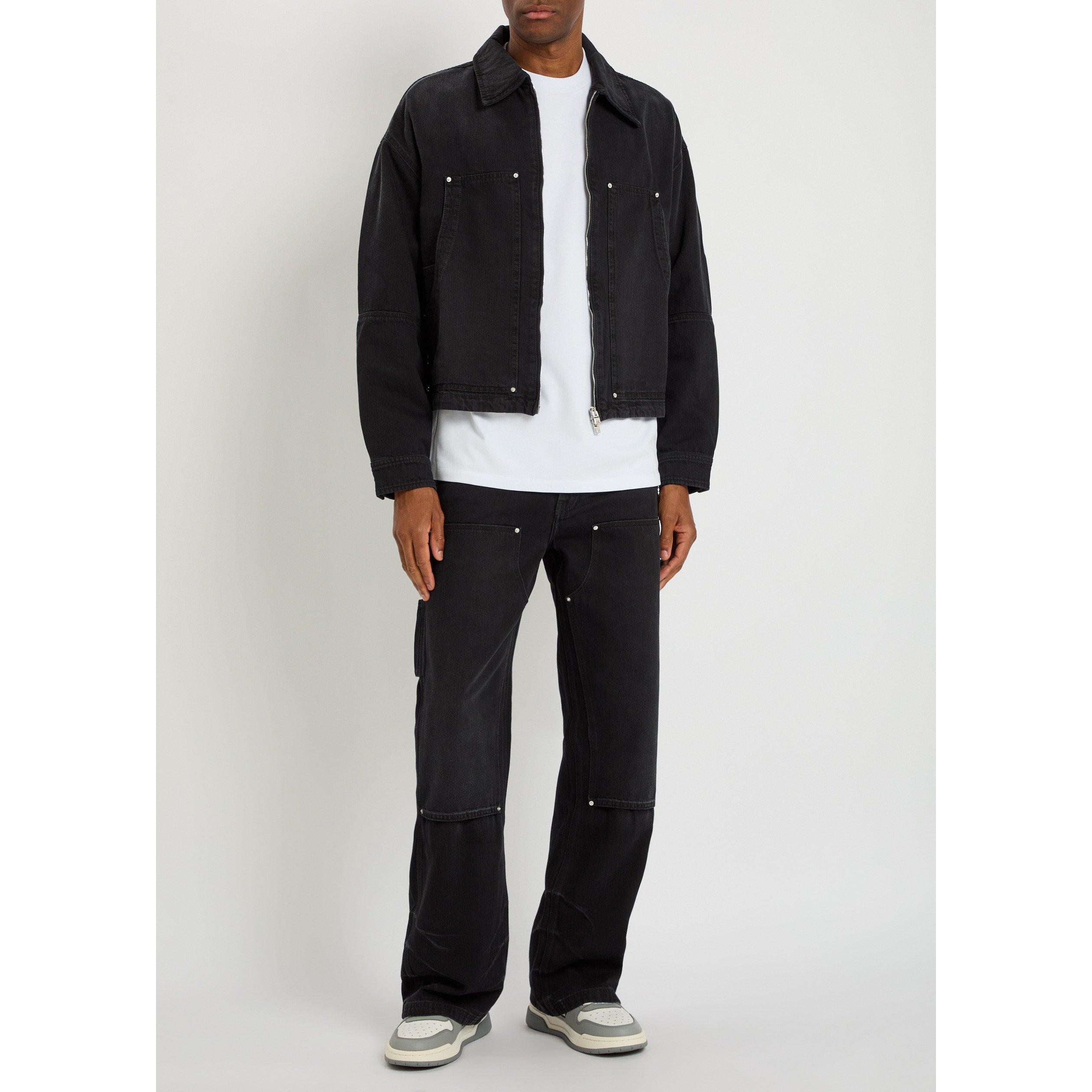 BLACK - Amiri - AMIRI DENIM WORK JACKET - 5