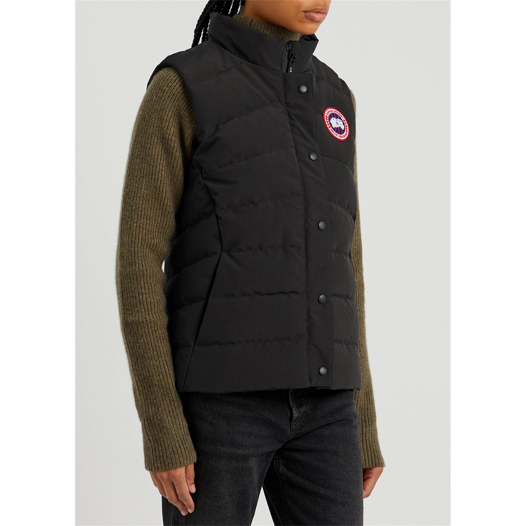 BLACK - Canada Goose - Women's Freestyle Arctic Tech Slim-Fit Gilet - 2