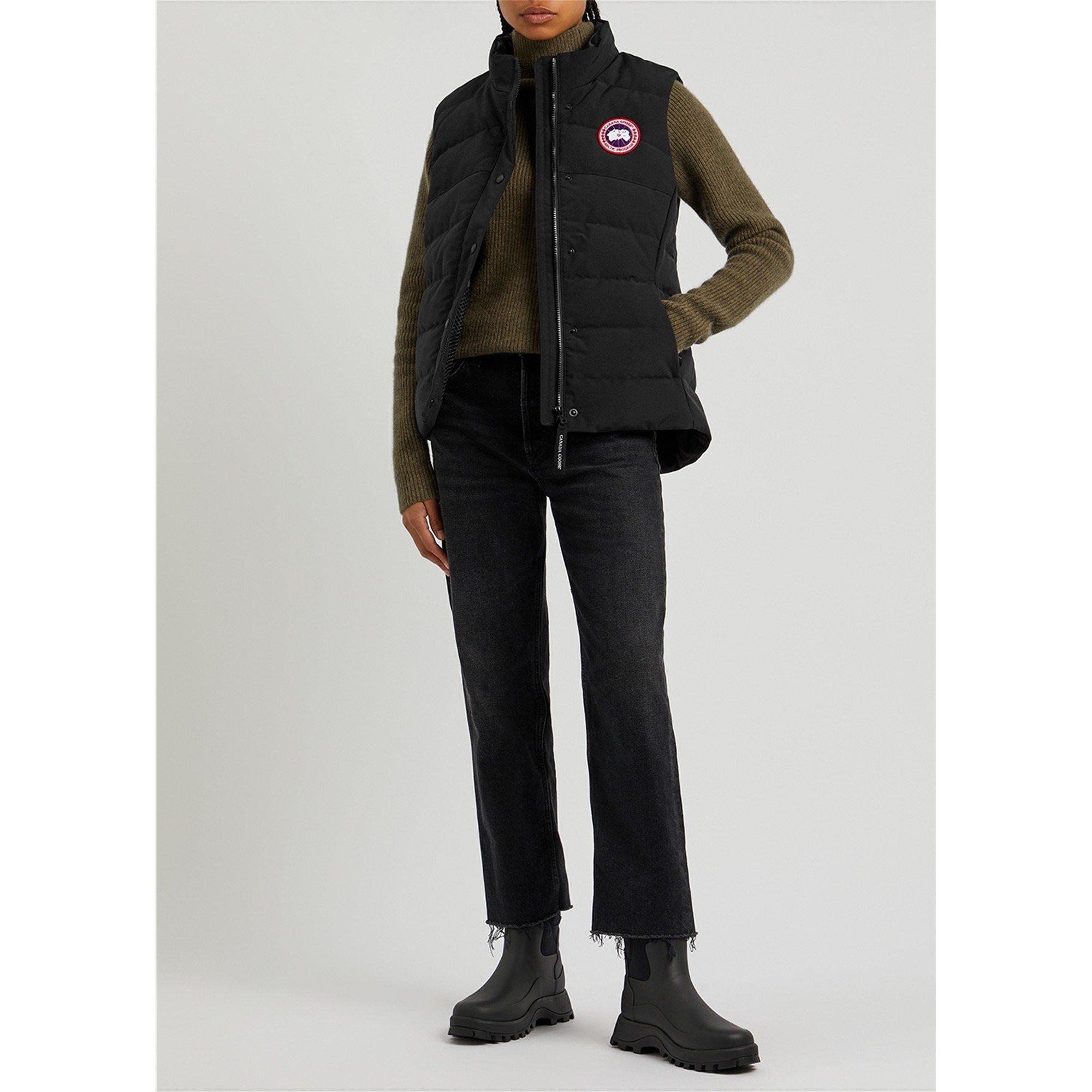 BLACK - Canada Goose - Women's Freestyle Arctic Tech Slim-Fit Gilet - 5