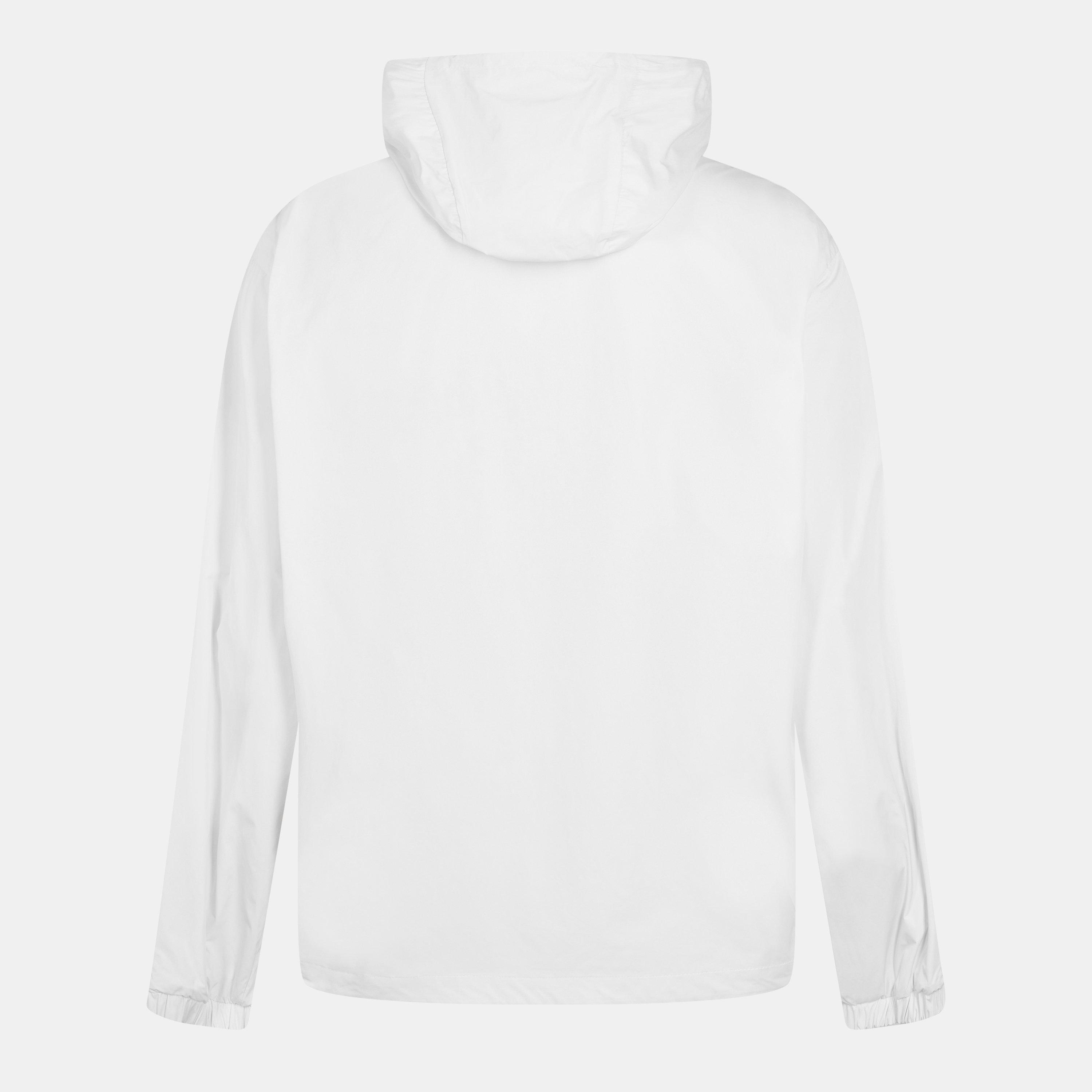 White 035 - Moncler - Men's Olan Hooded Short Sleeve Rain Anorak - 2