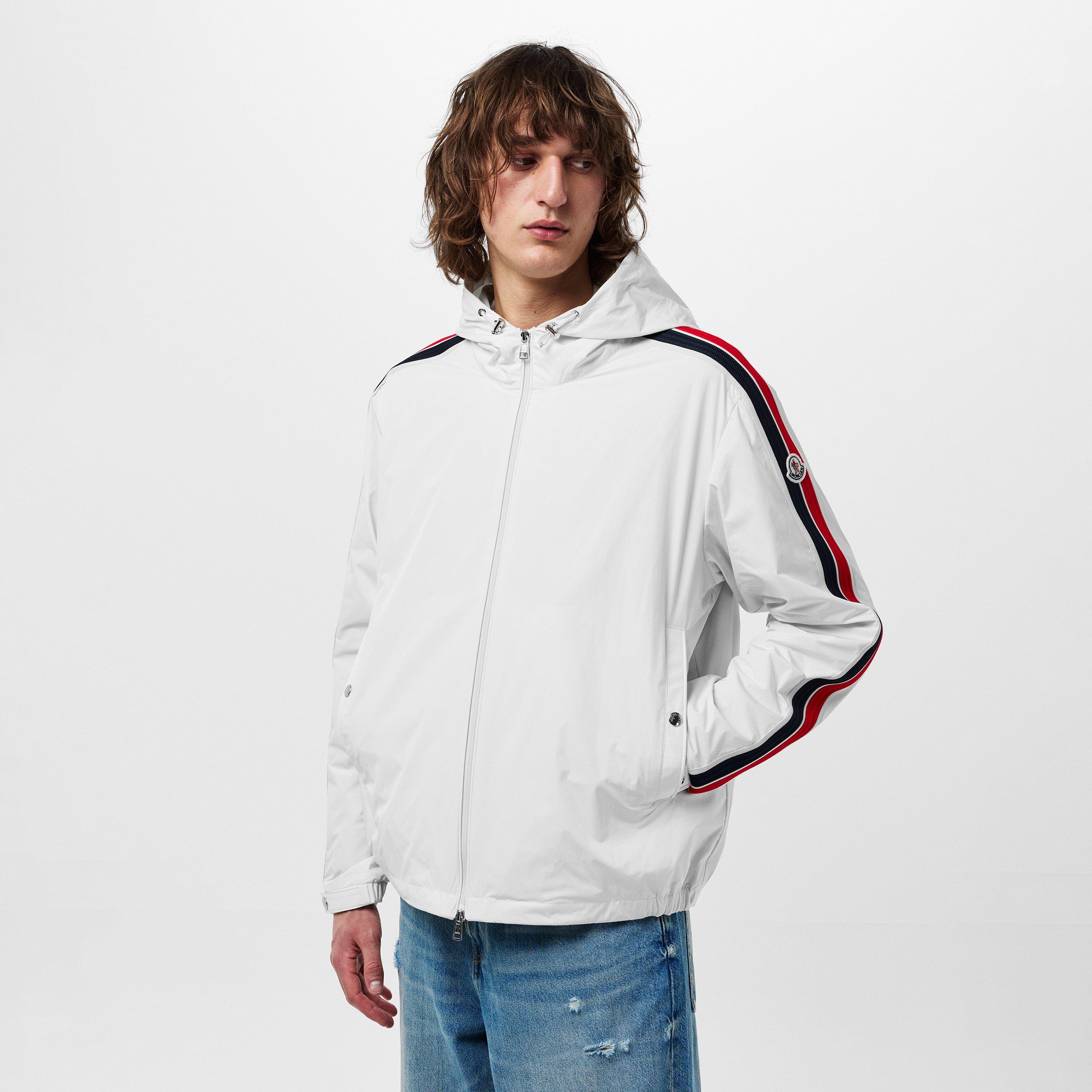 White 035 - Moncler - Men's Olan Hooded Short Sleeve Rain Anorak - 3