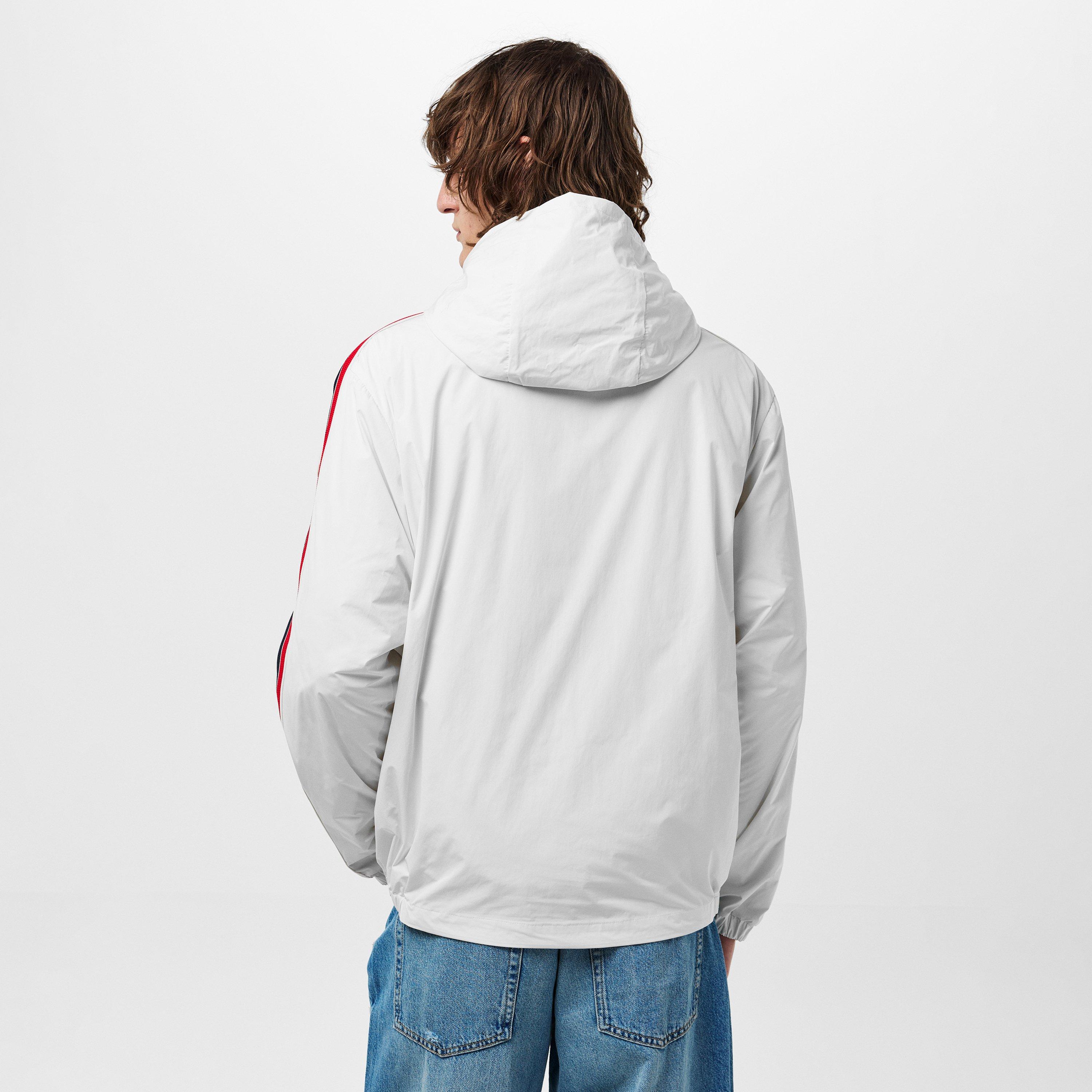 White 035 - Moncler - Men's Olan Hooded Short Sleeve Rain Anorak - 4