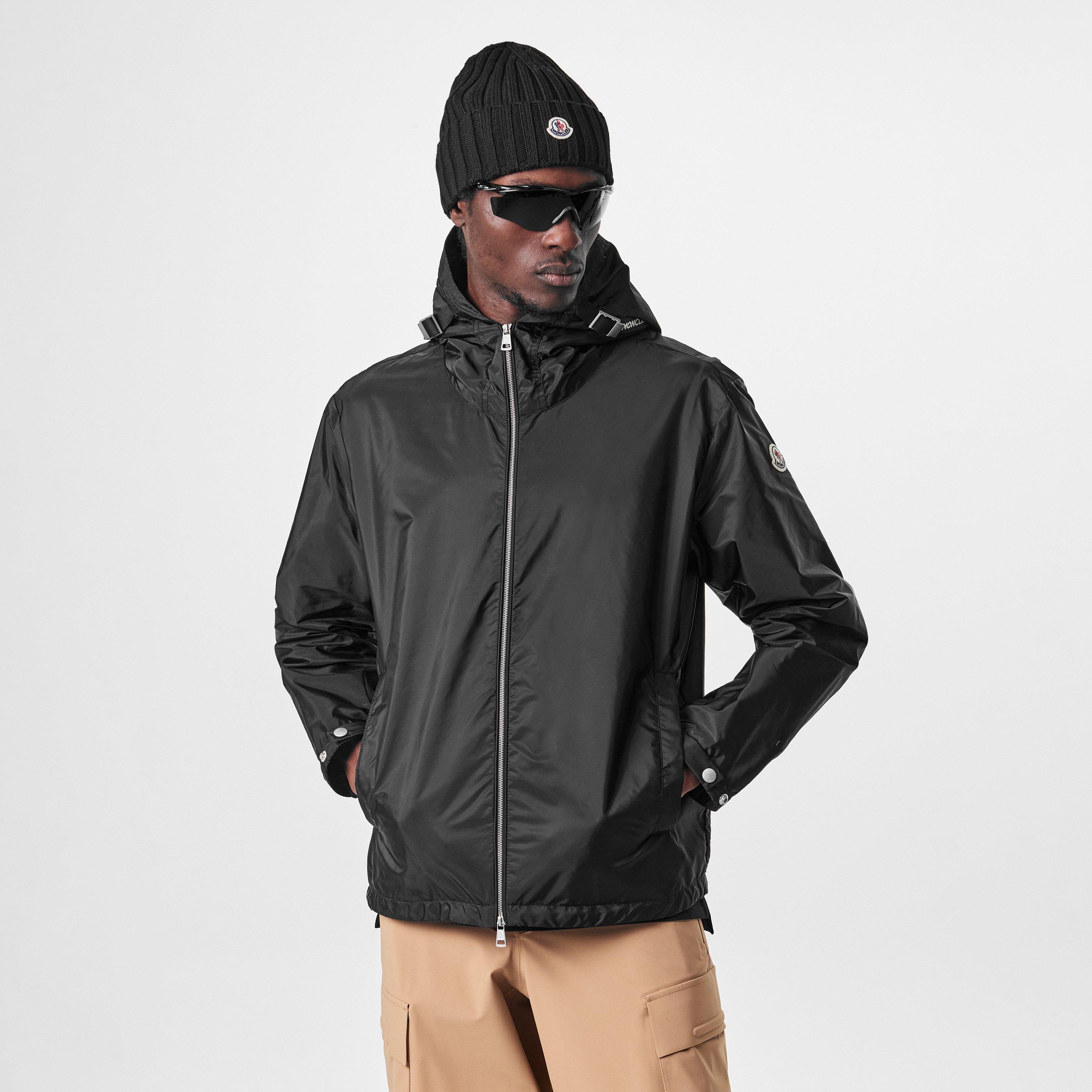 Black 999 - Moncler - Men's Remoray Water Resistant Down Hooded Rain Anorak - 3