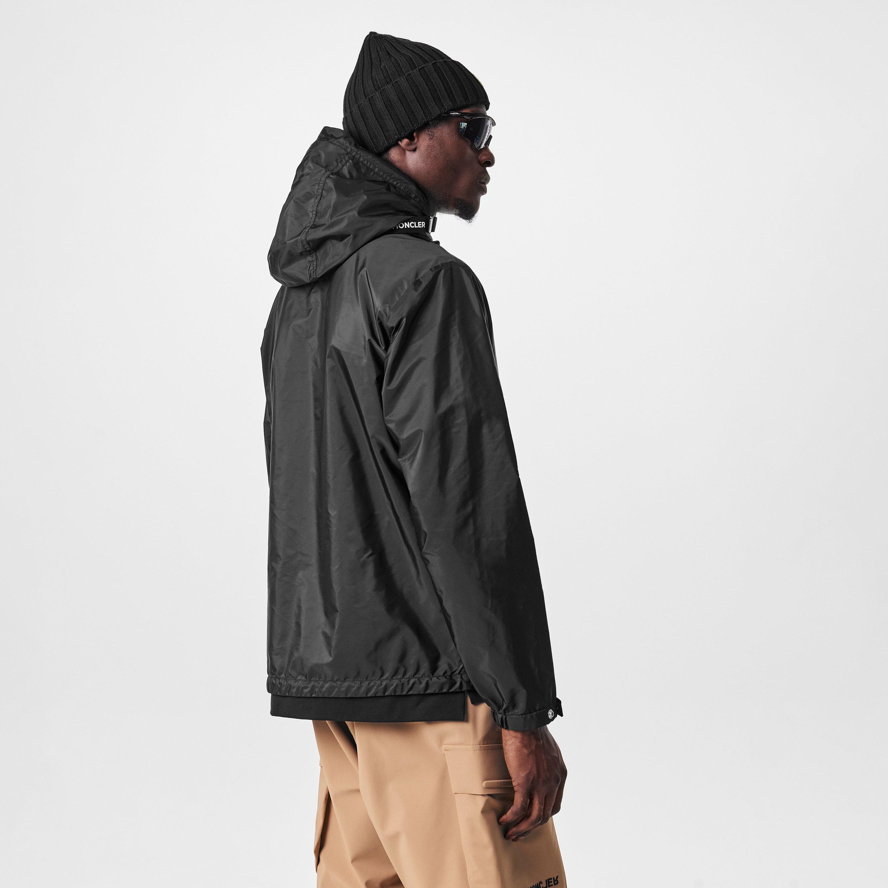 Black 999 - Moncler - Men's Remoray Water Resistant Down Hooded Rain Anorak - 4