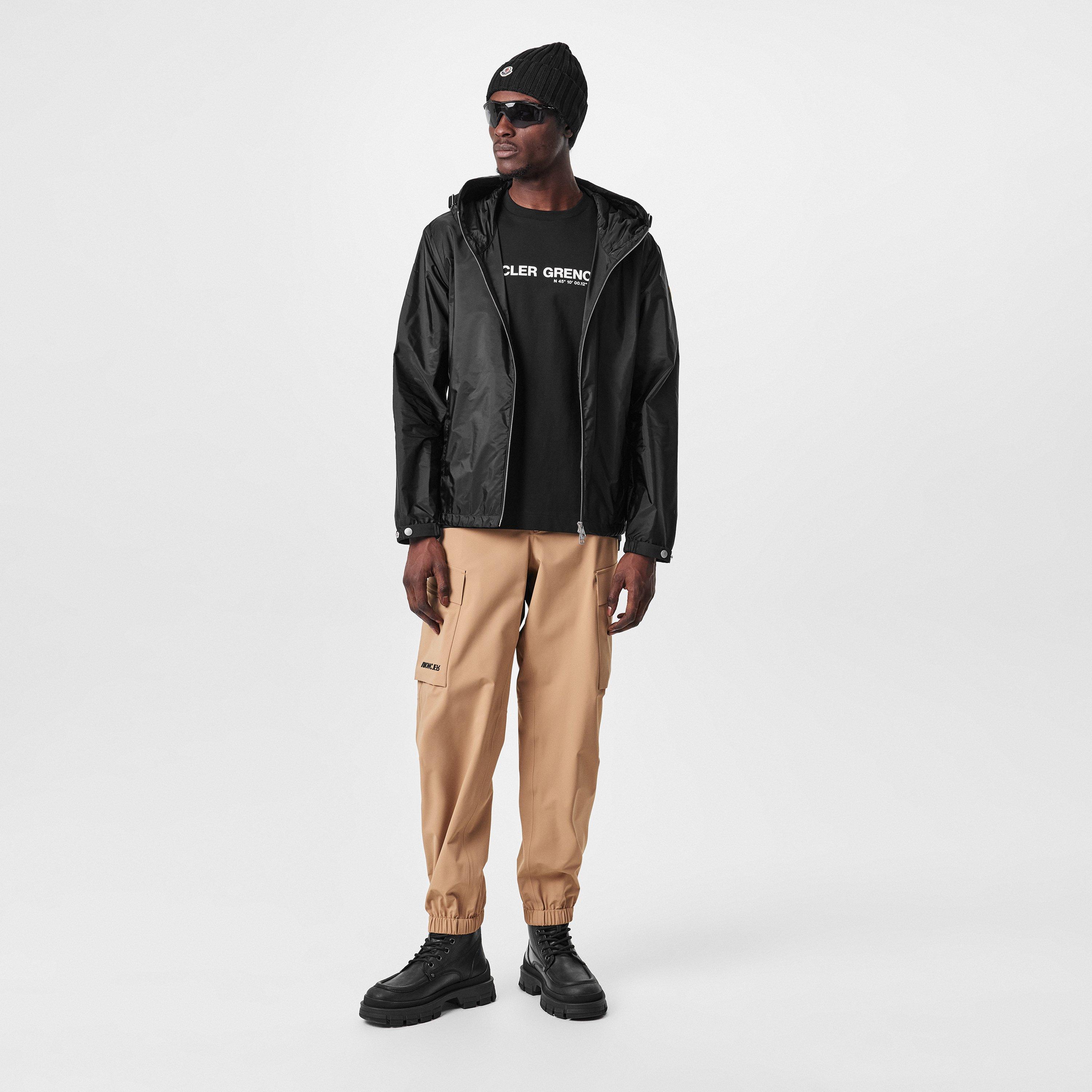 Black 999 - Moncler - Men's Remoray Water Resistant Down Hooded Rain Anorak - 6