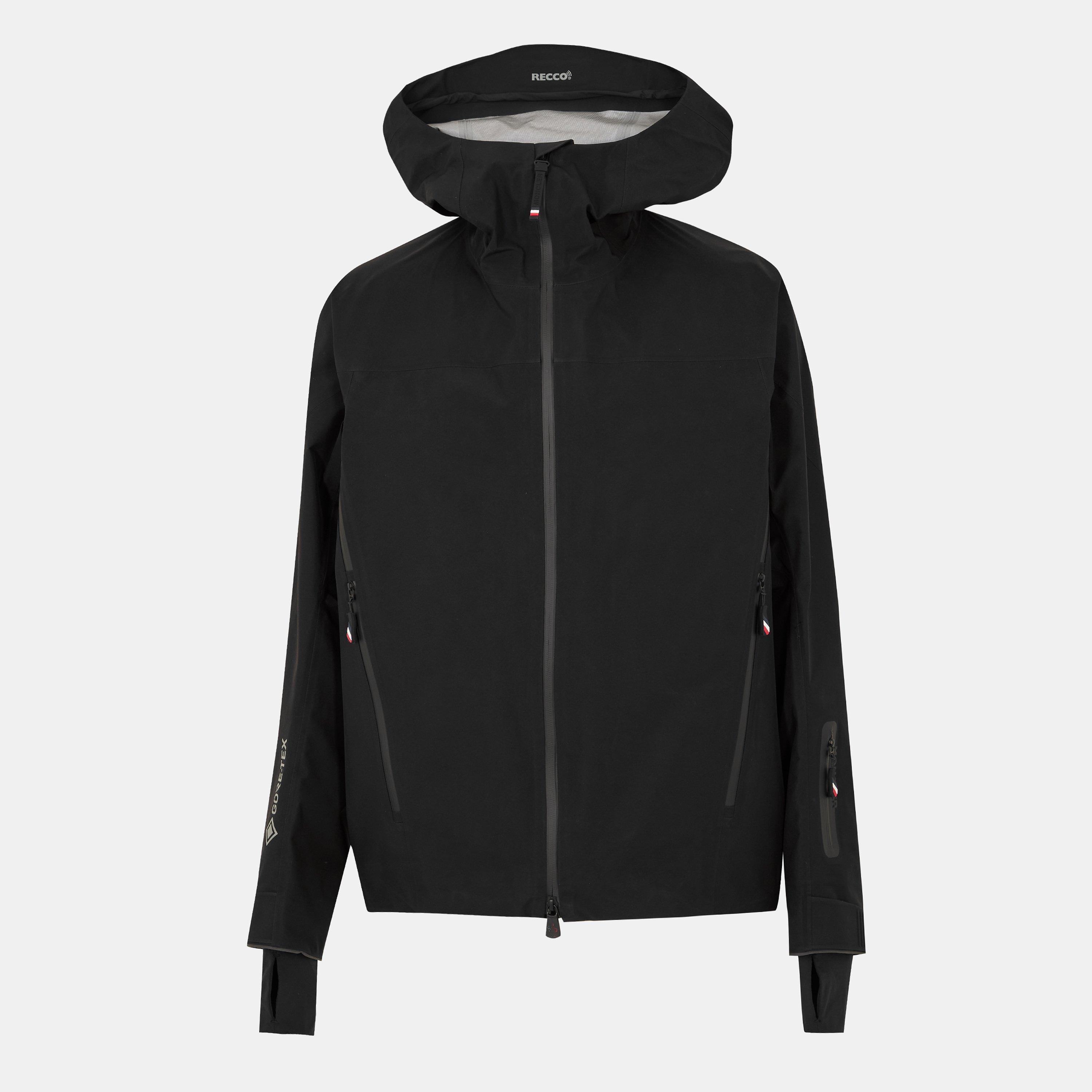 Moncler Grenoble Men's MonclerG Shell Water Resistant Rain Anorak - Black 999 - S