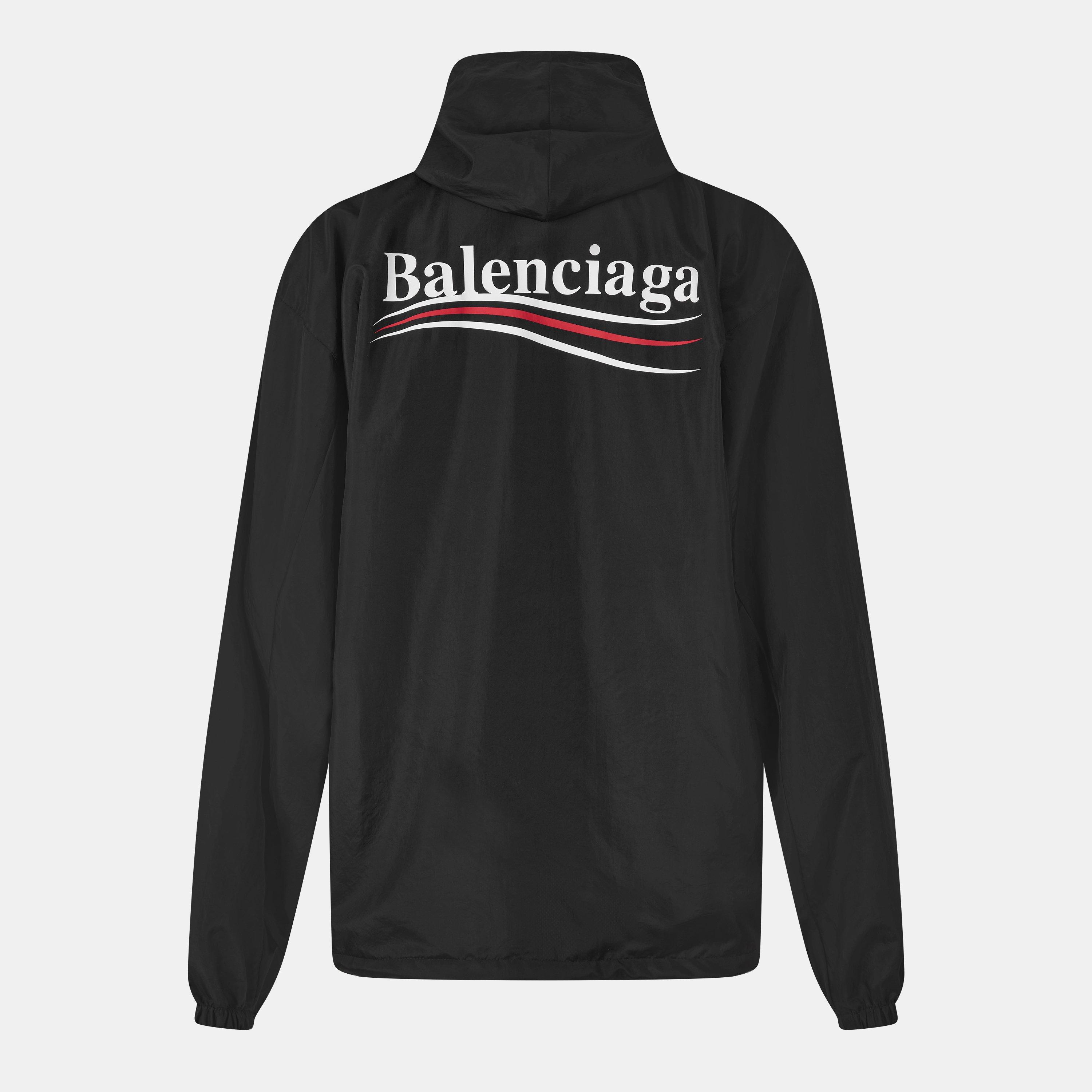 Black - Balenciaga - Men's  Protective Durable Rain Anoraks - 2