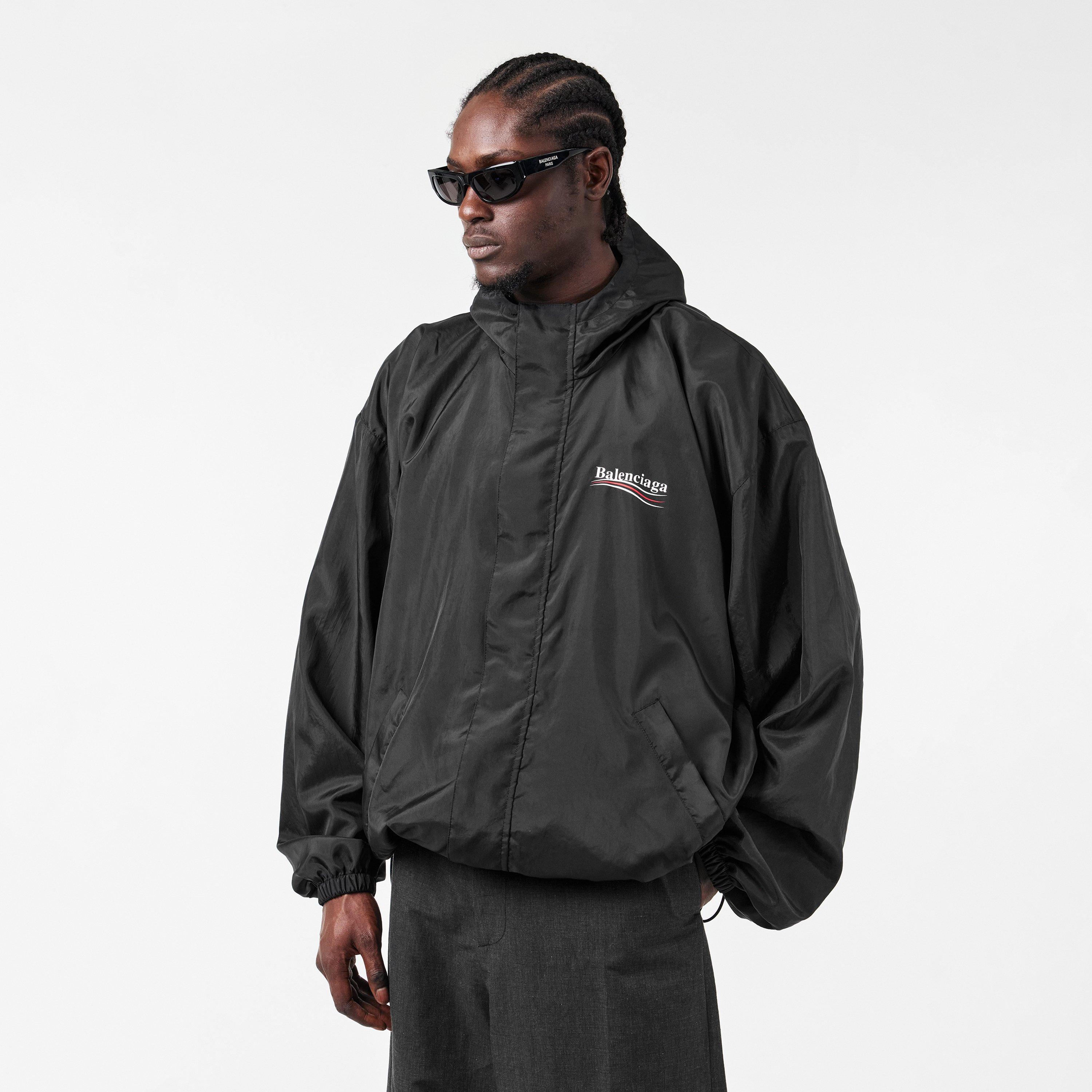 Black - Balenciaga - Men's  Protective Durable Rain Anoraks - 3