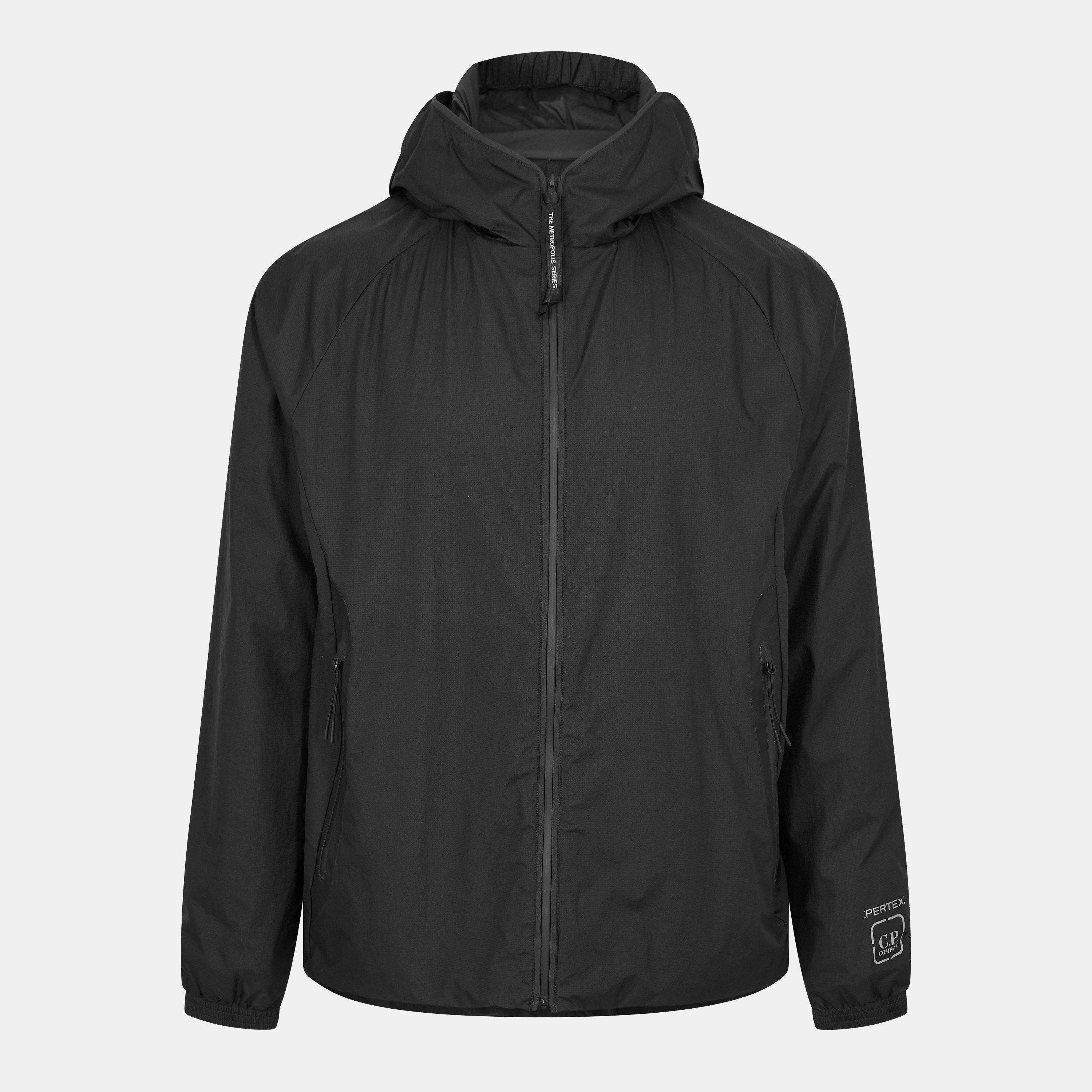 Black 999 - CP Company Metropolis - Men's CPCM Pertex Technical Weather-Resistant Rain Anorak - 1