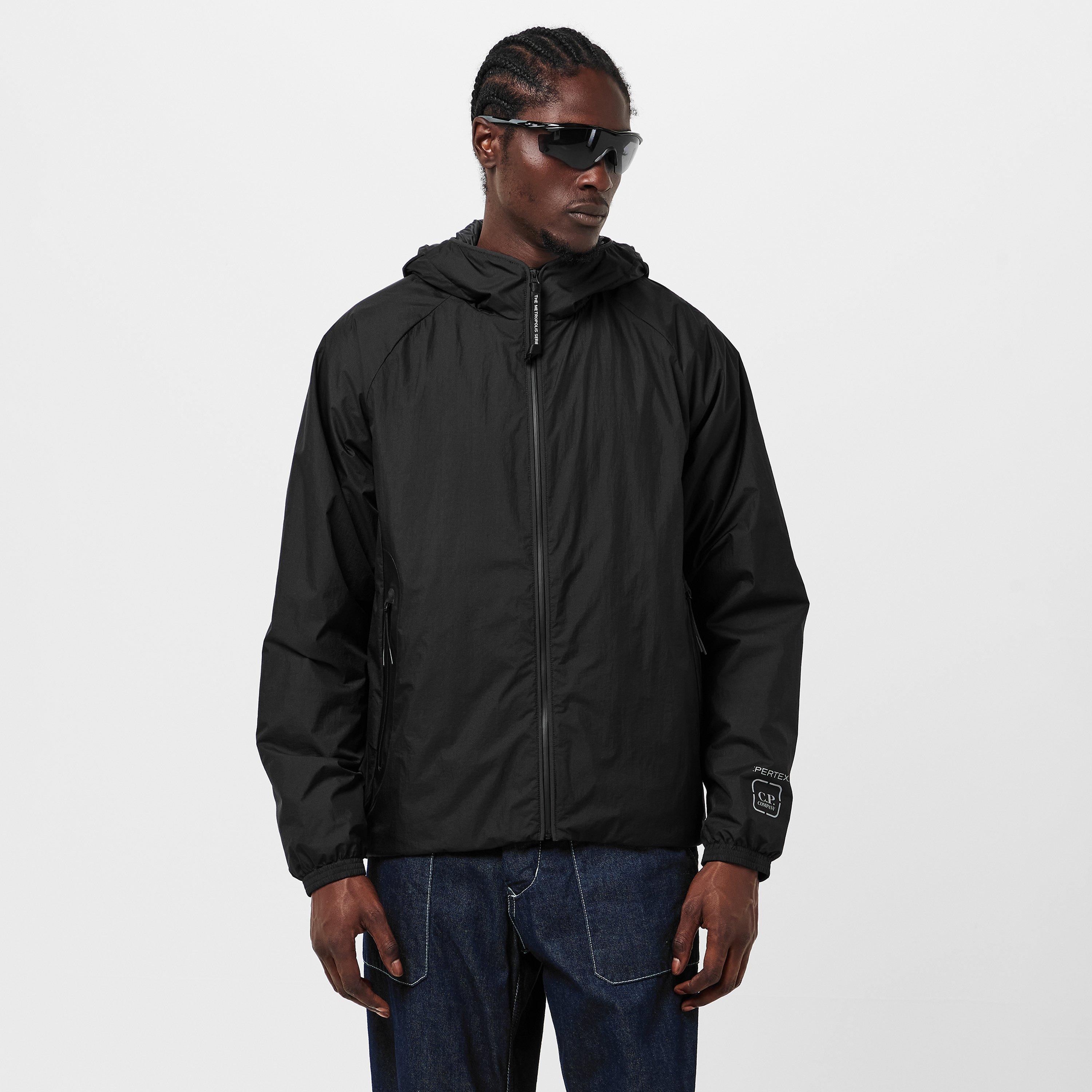 Black 999 - CP Company Metropolis - Men's CPCM Pertex Technical Weather-Resistant Rain Anorak - 3