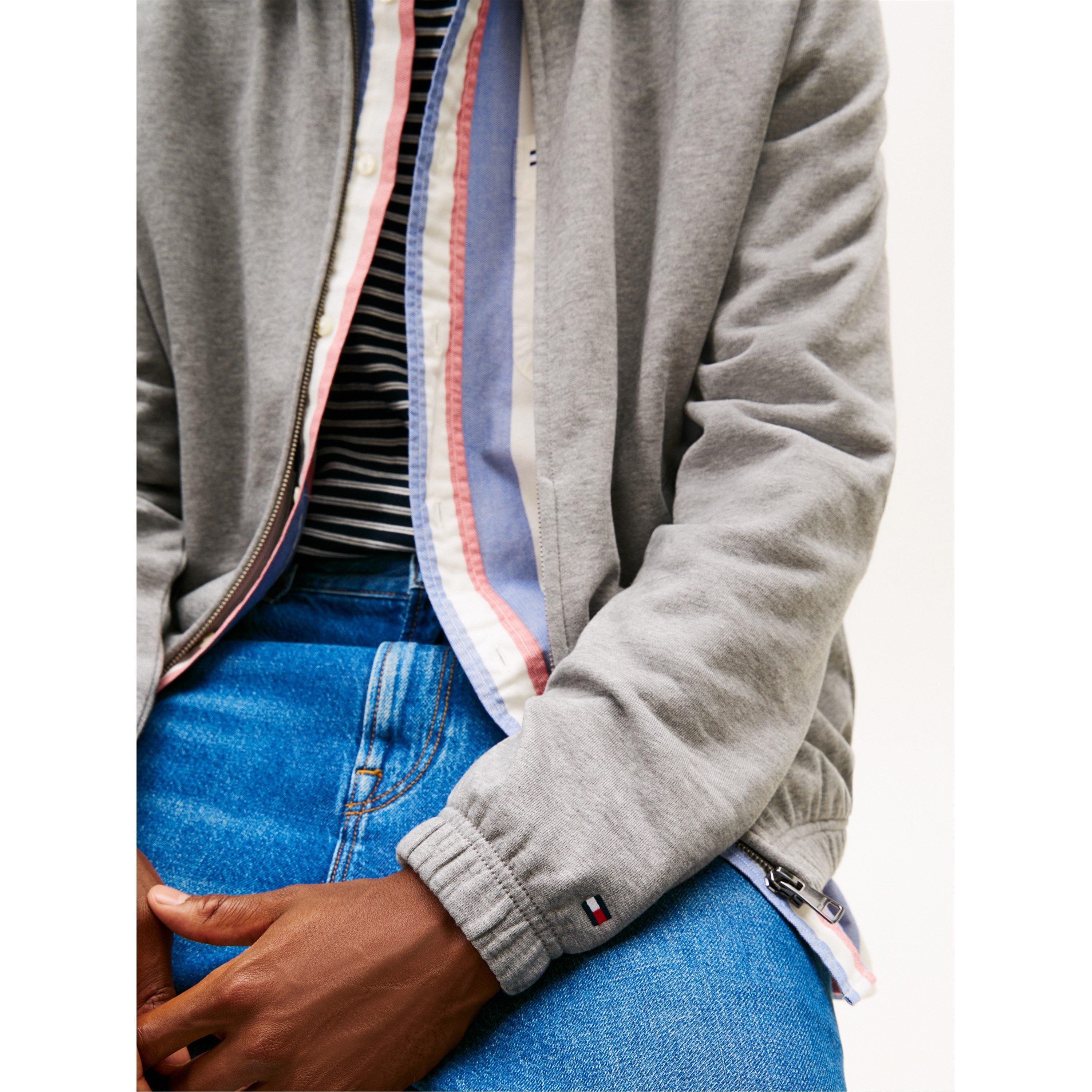 Grey Heather - Tommy Hilfiger - Men's Terry Ivy Harrington Jacket - 3