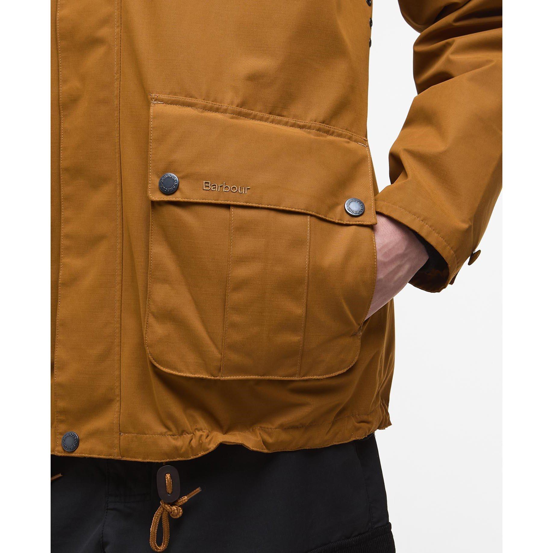 Bronze SN52 - Barbour - Men's Re-Engineered Wading Spey Showerproof Detachable Hood Long Sleeve Rain Anorak - 5
