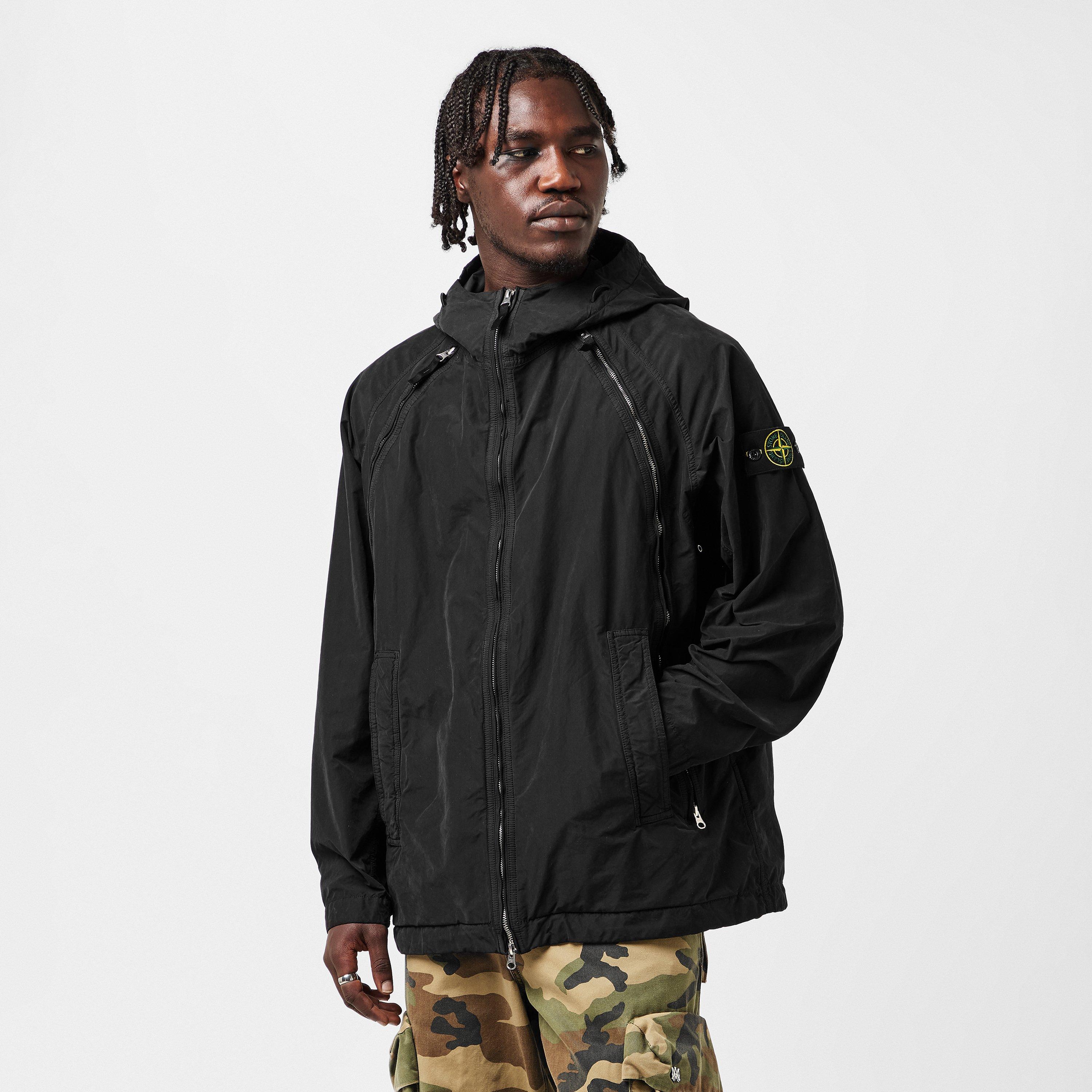 Nero V0029 - Stone Island - Men's Waterproof Rain Anorak - 3