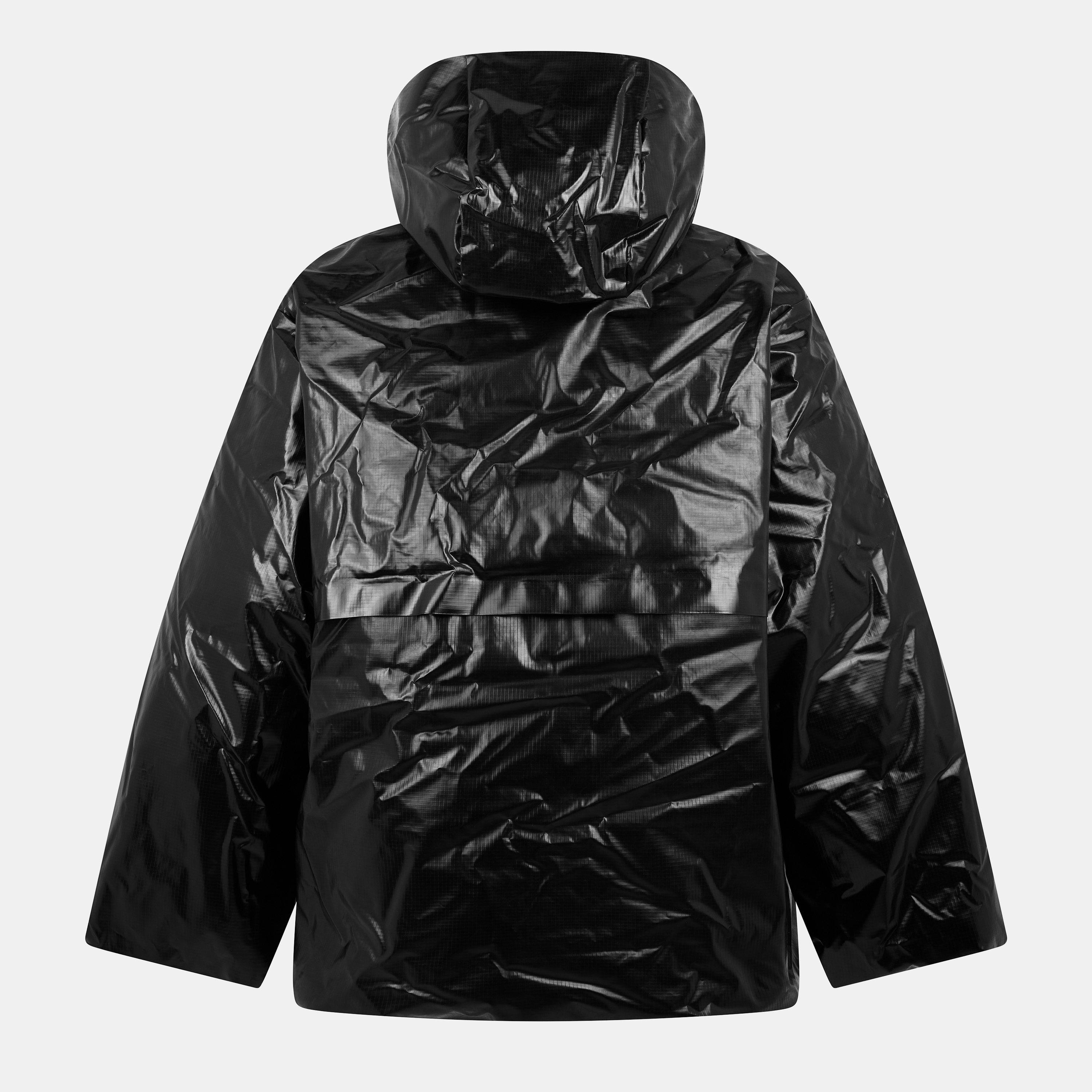 Black 01 - Rains - Men's Sibu Vision Waterproof Insulated Rain Anorak - 2