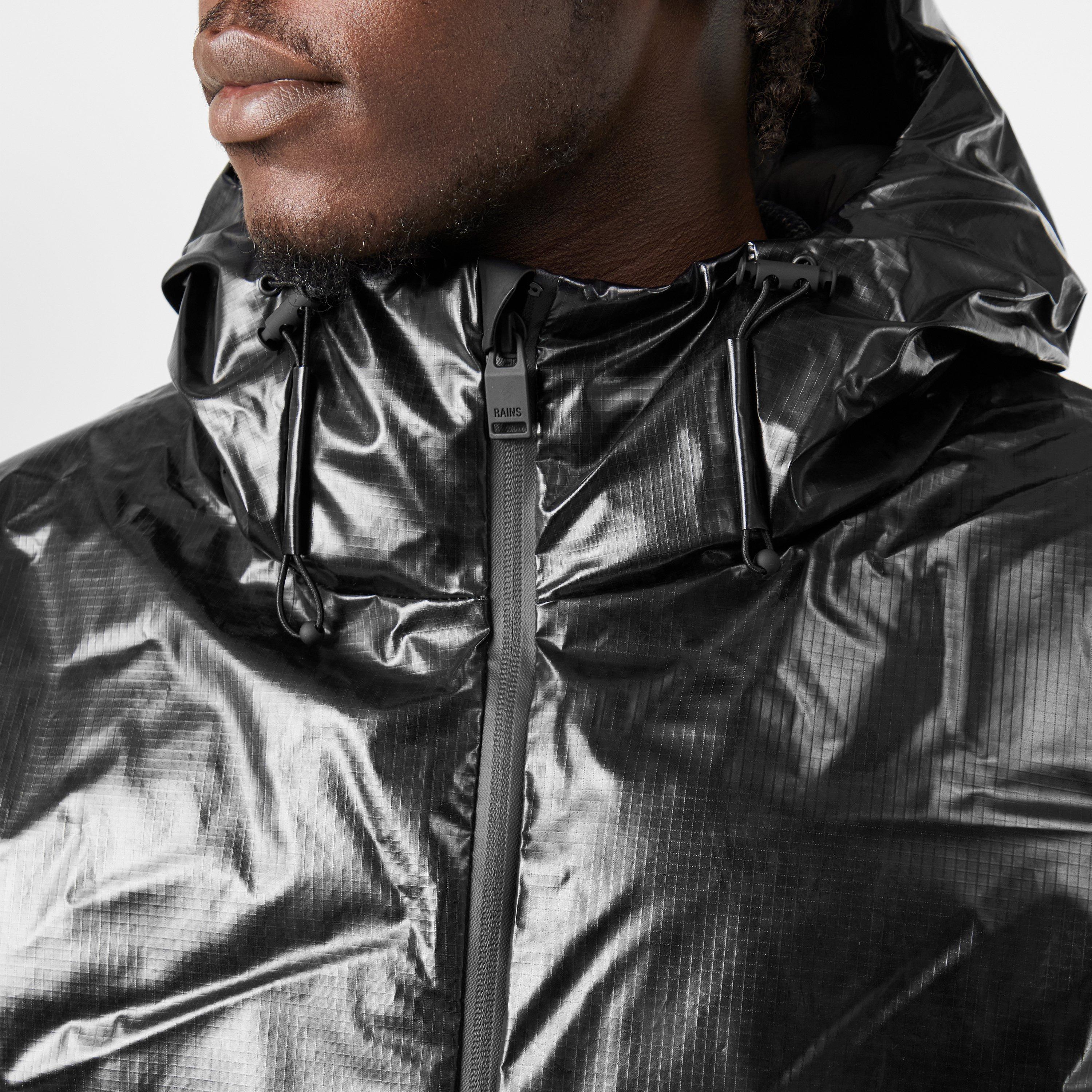 Black 01 - Rains - Men's Sibu Vision Waterproof Insulated Rain Anorak - 5