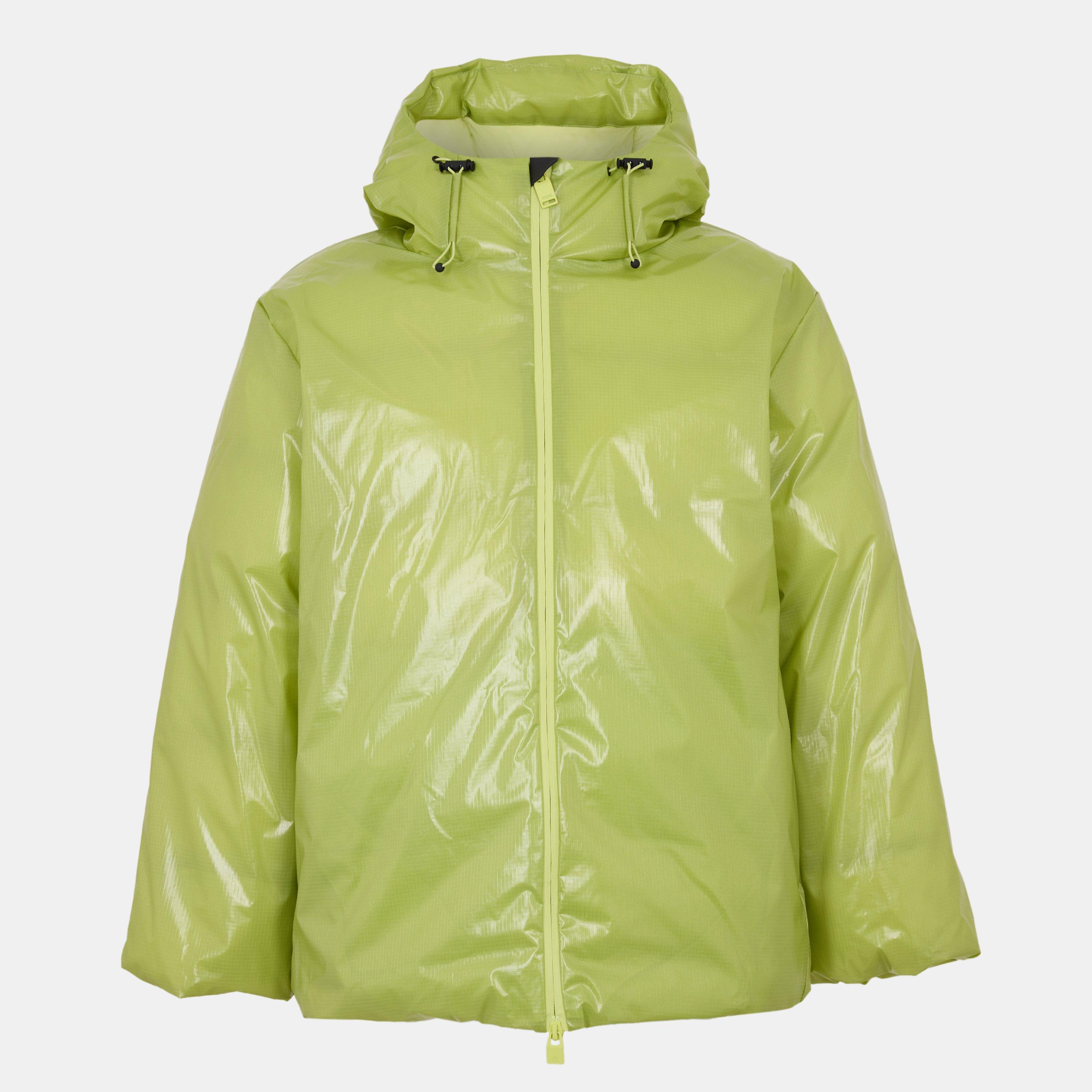 Rains Men's Sibu Vision Waterproof Insulated Rain Anorak - Acid 126 - Medium