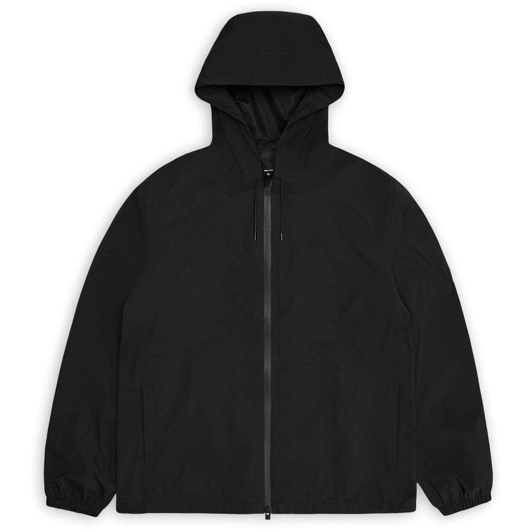 Black 01 - Rains - Suva Hardshell Pocket Waterproof Jacket - 3