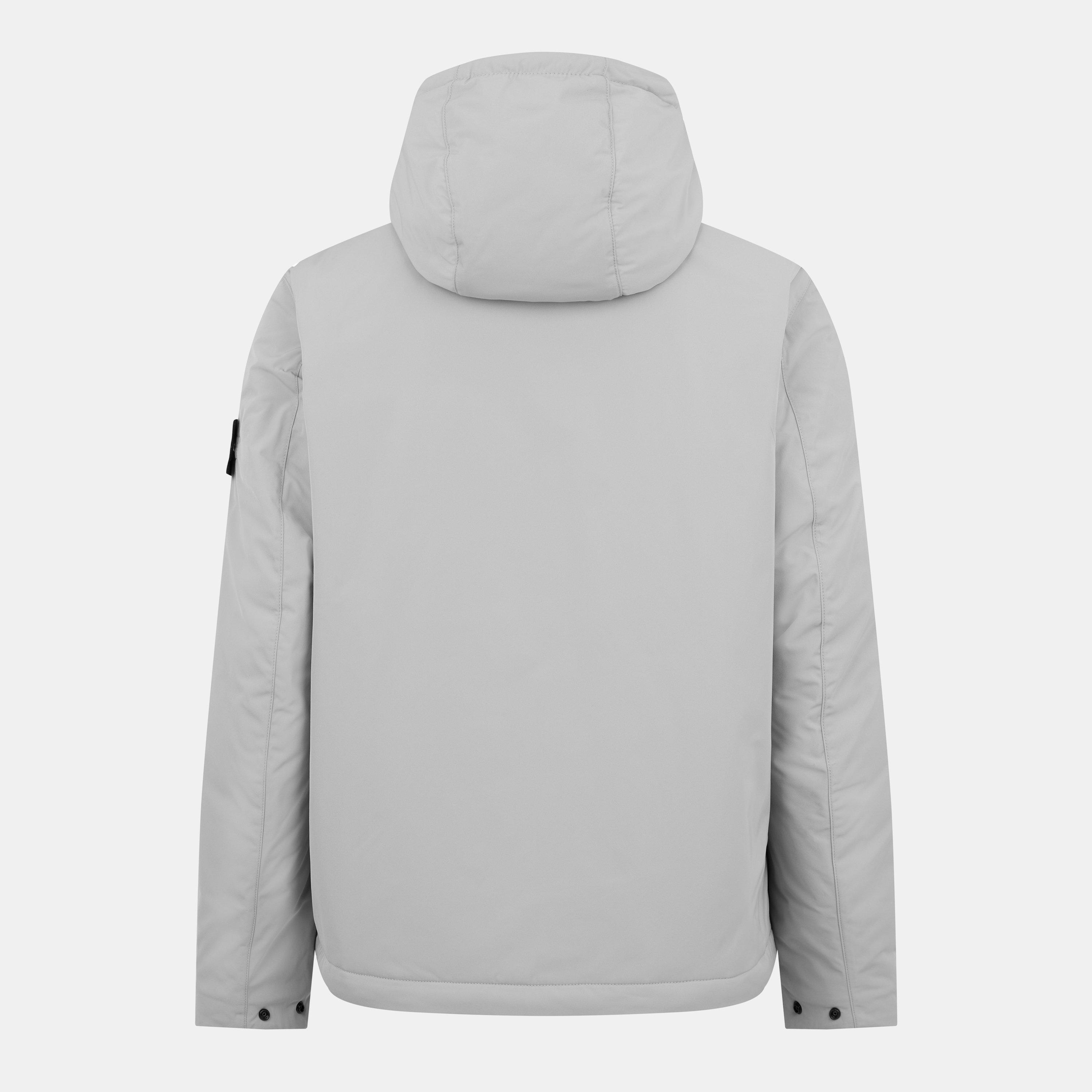 Grigio P V0061 - Stone Island - Men's  Compass Badge Long Sleeve Rain Anorak - 2