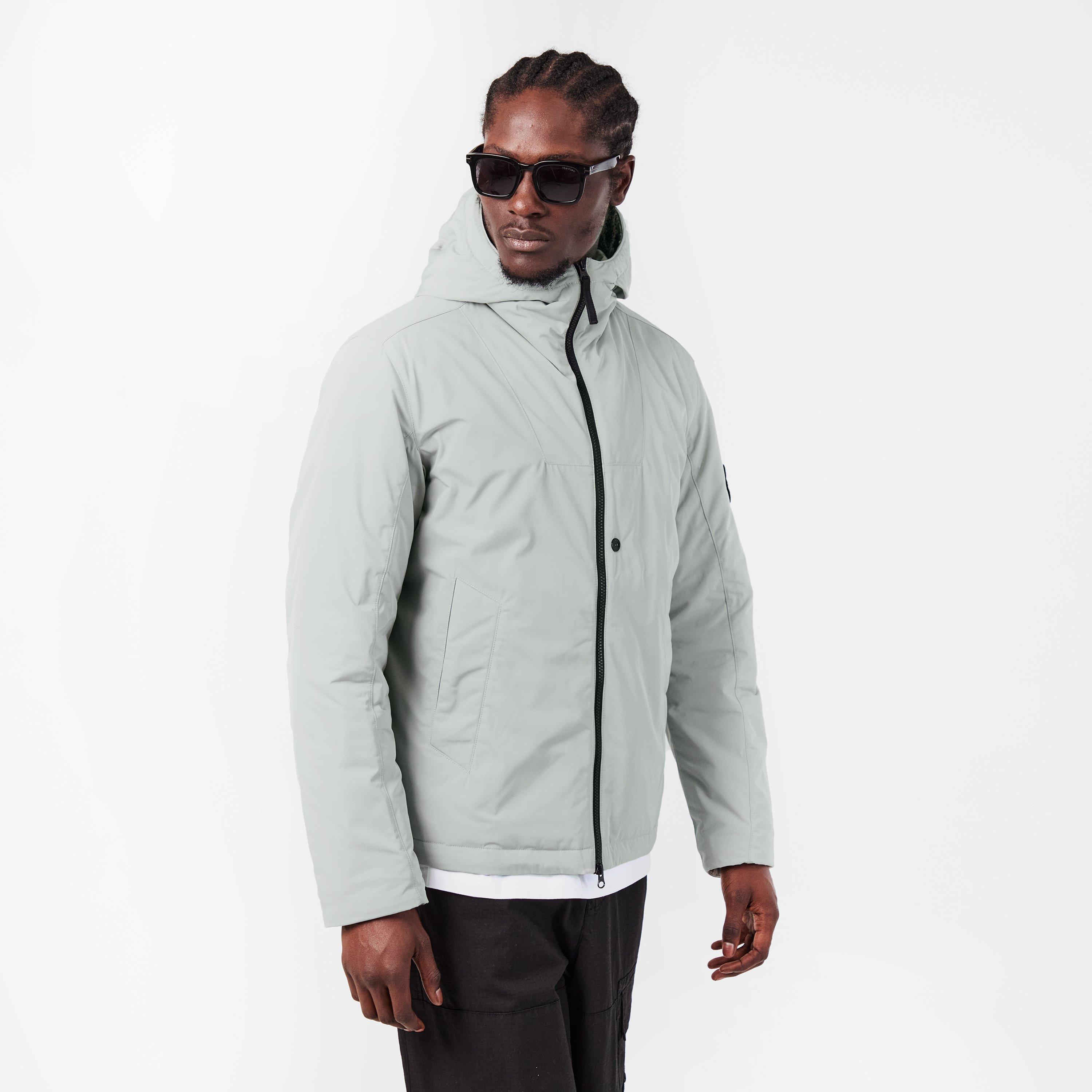 Grigio P V0061 - Stone Island - Men's  Compass Badge Long Sleeve Rain Anorak - 3