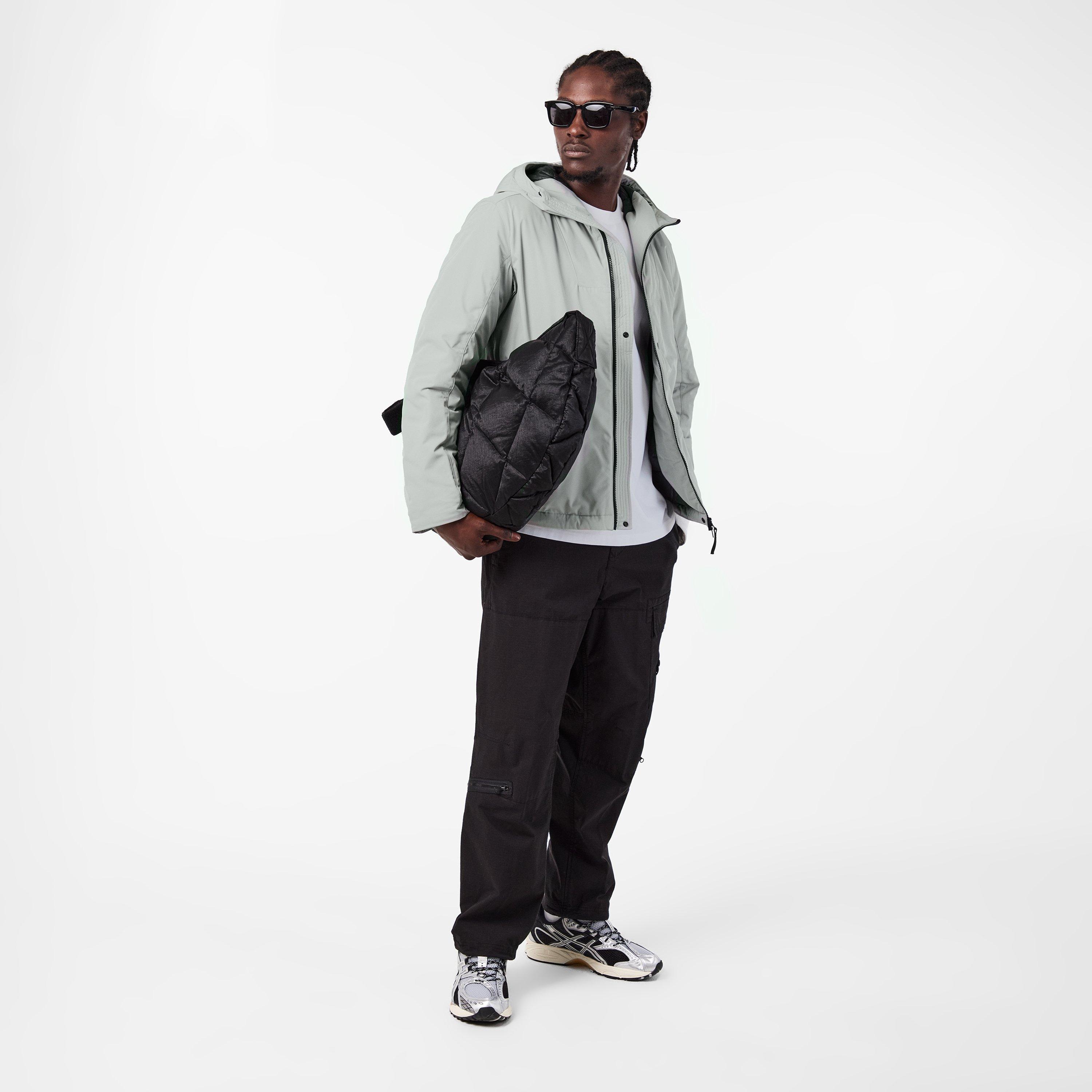 Grigio P V0061 - Stone Island - Men's  Compass Badge Long Sleeve Rain Anorak - 6