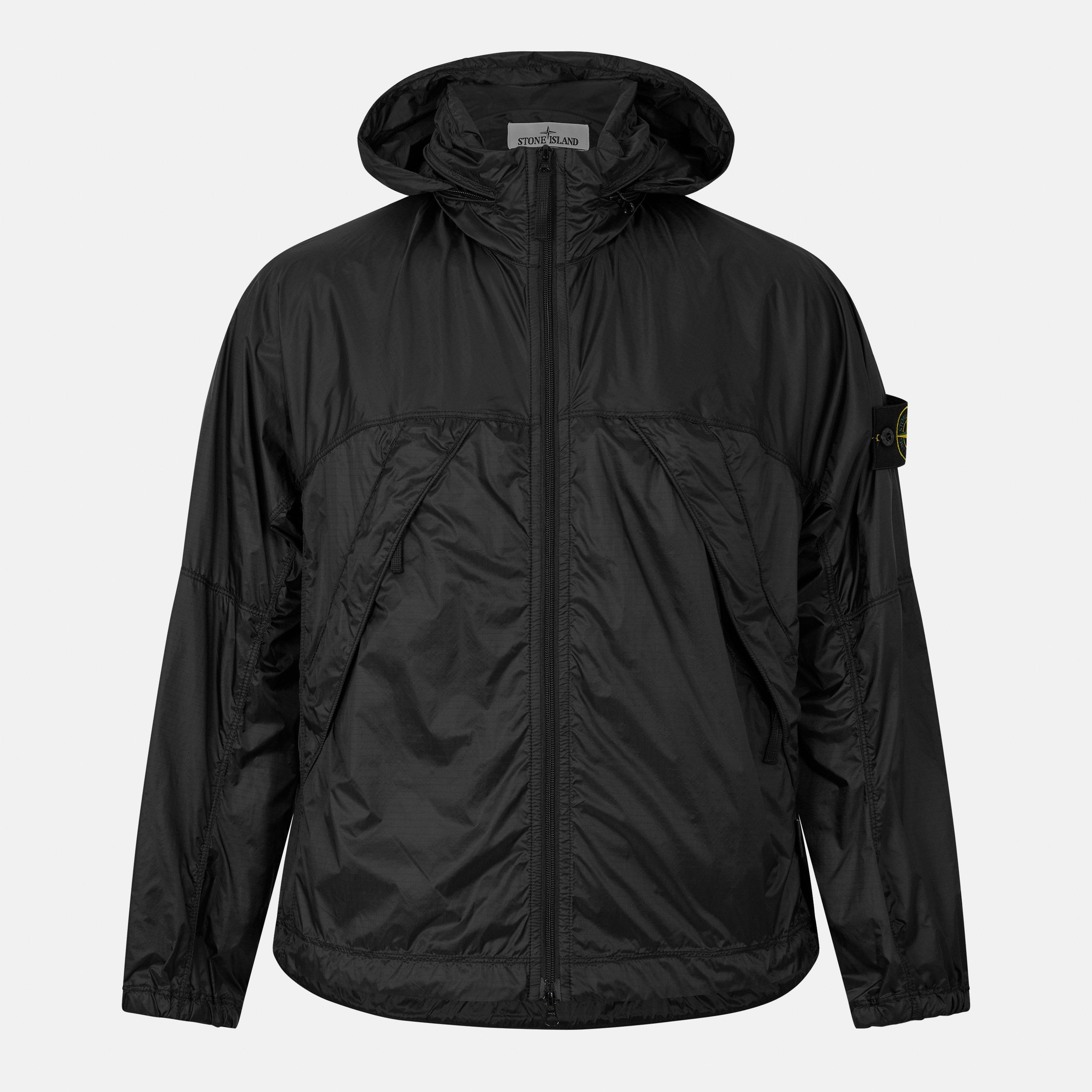Stone Island Men's Water Resistant Rain Anorak - Piombo V0062 - XL