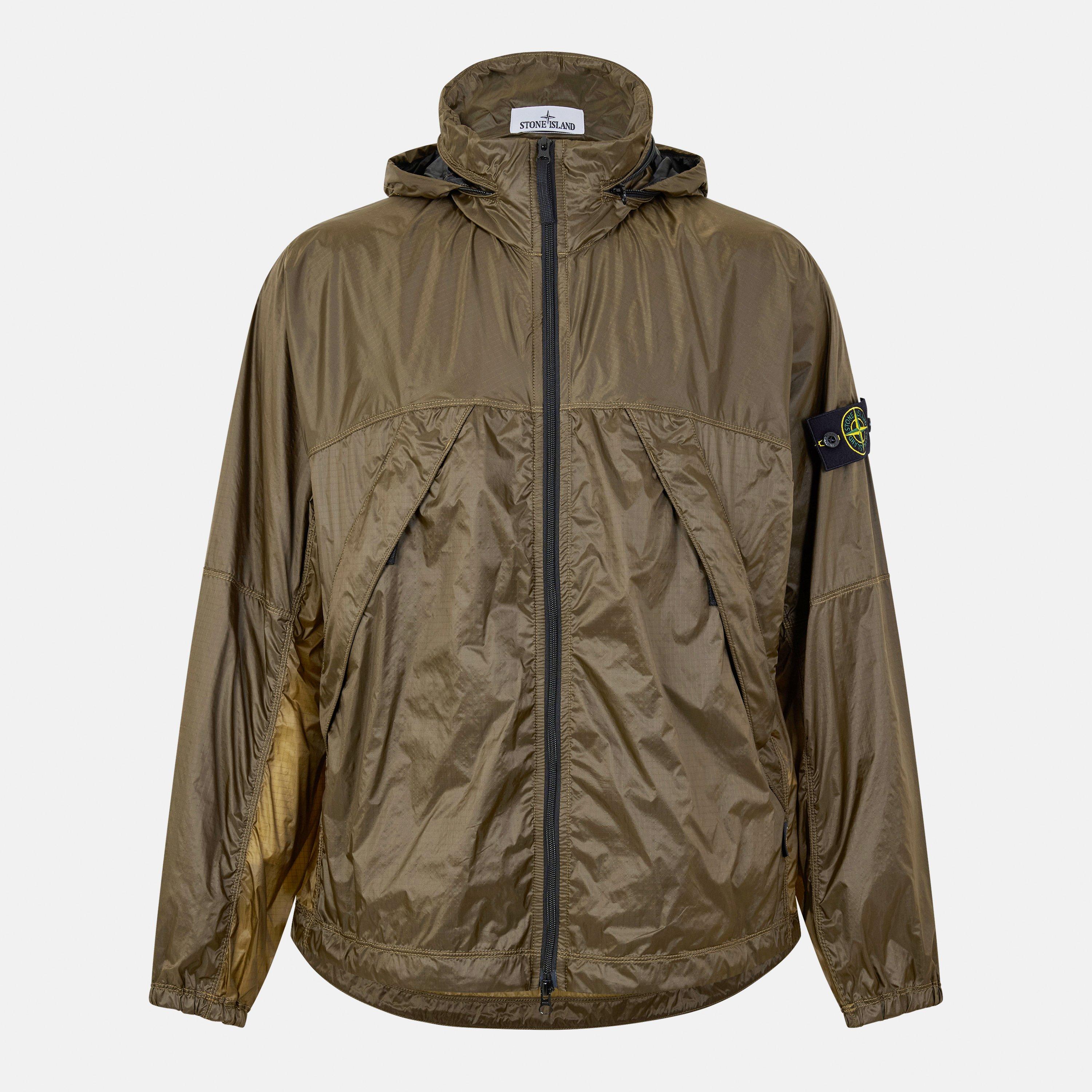 Bomber Jacket Rains Long Jacket Stone Stone Island Stone Ripstop