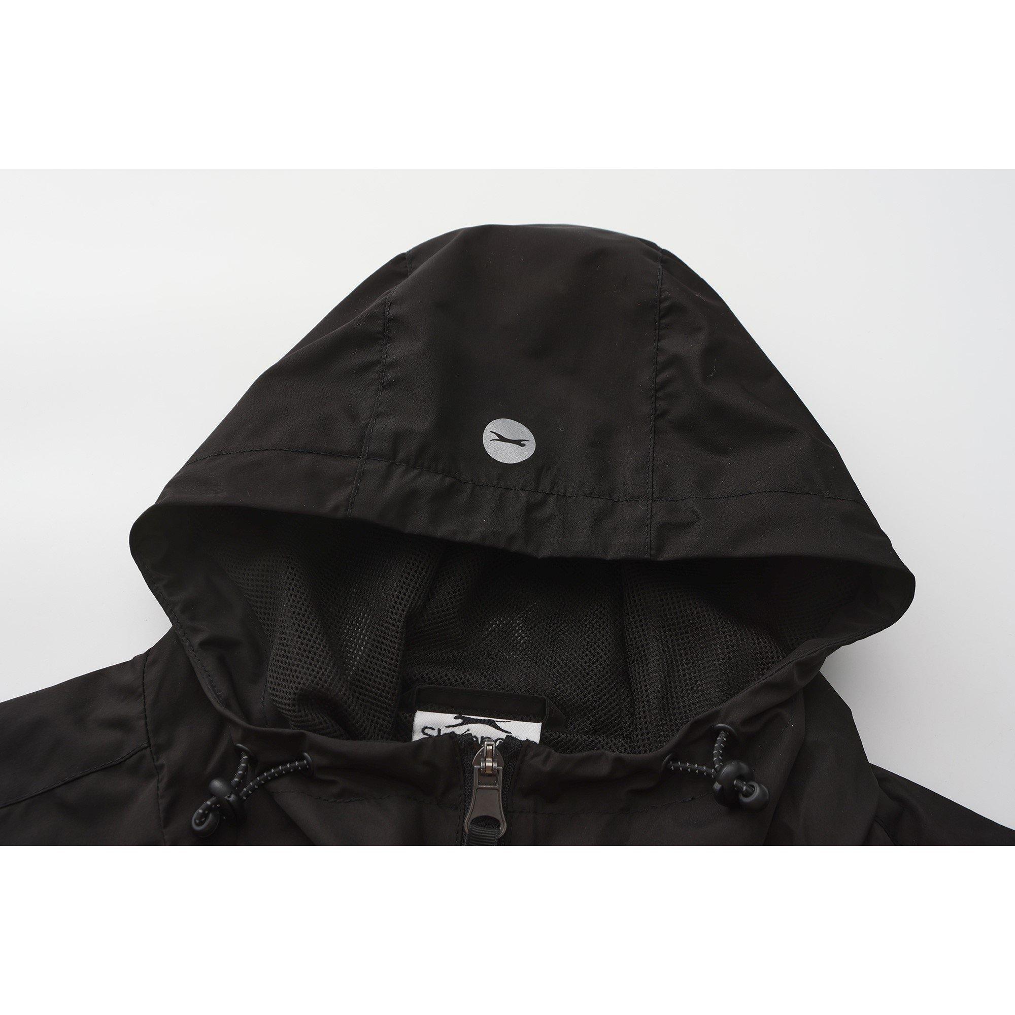 Nero - Slazenger - Shower Water Resistant Funnel Neck Long Sleeve Rain Anorak - 4