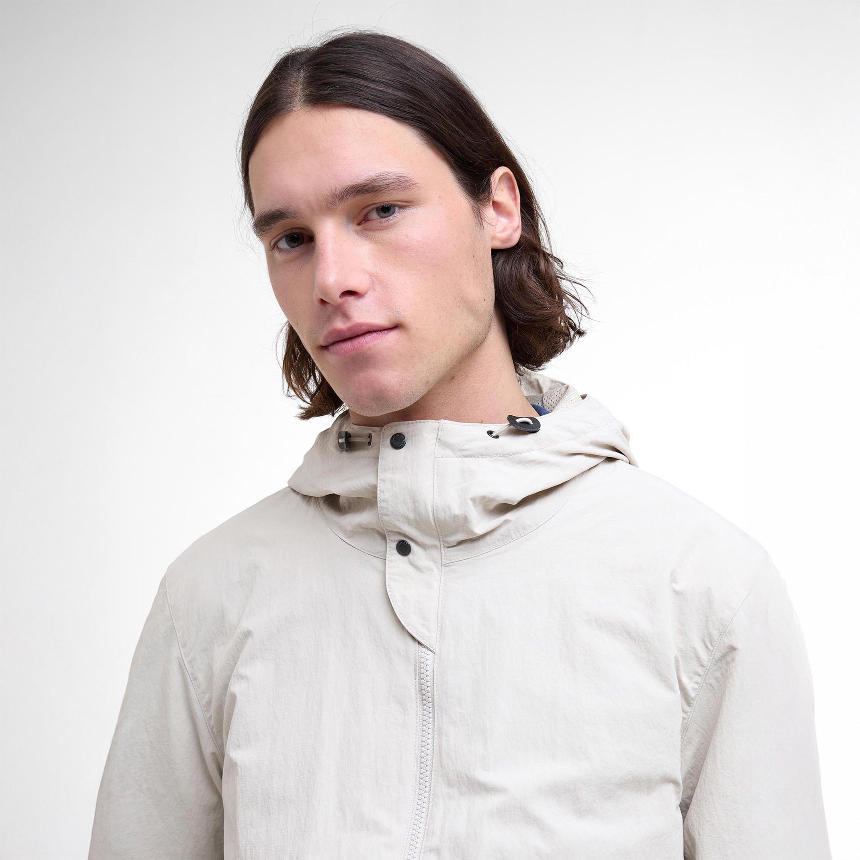 Mist - Barbour - Men's Riverdale Showerproof Hooded Long Sleeve Rain Anorak - 4