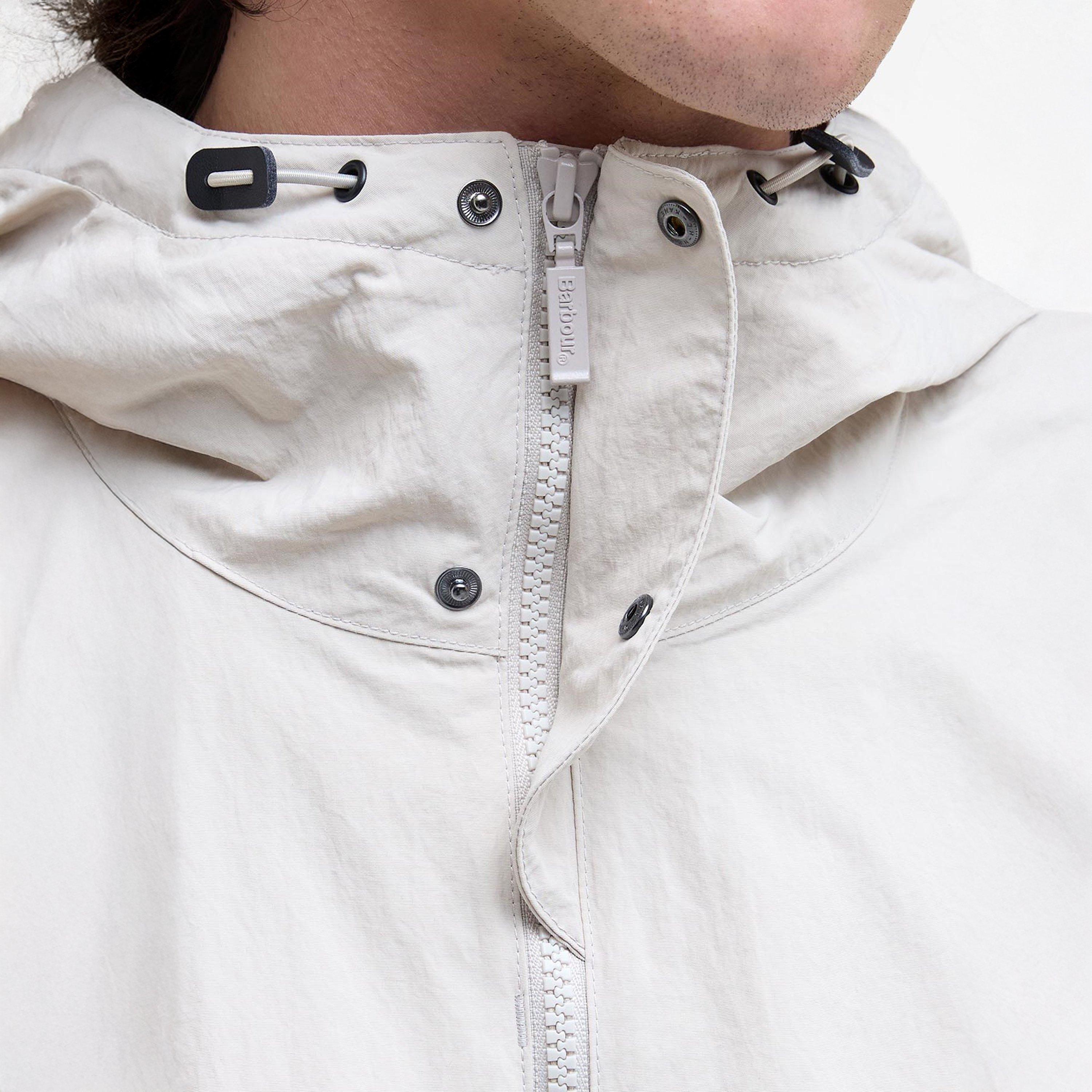 Mist - Barbour - Men's Riverdale Showerproof Hooded Long Sleeve Rain Anorak - 5