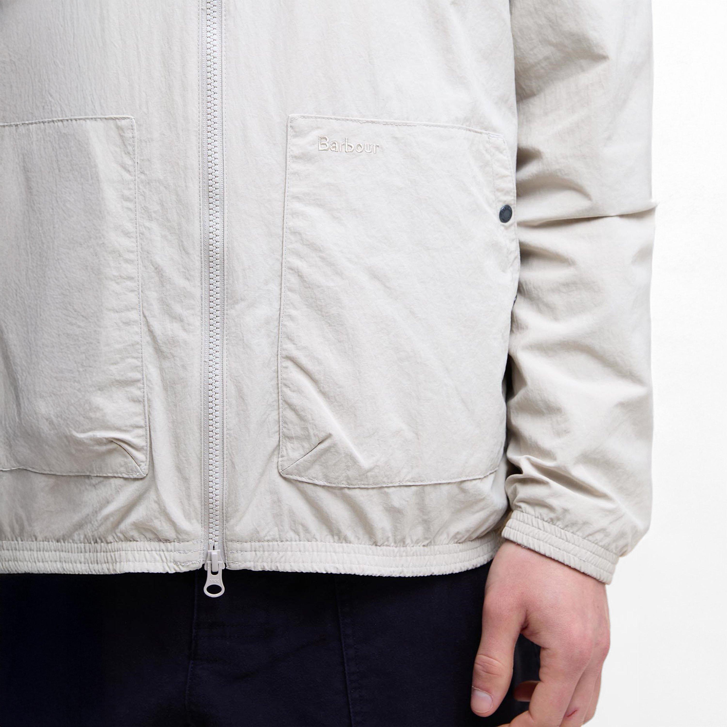 Mist - Barbour - Men's Riverdale Showerproof Hooded Long Sleeve Rain Anorak - 6