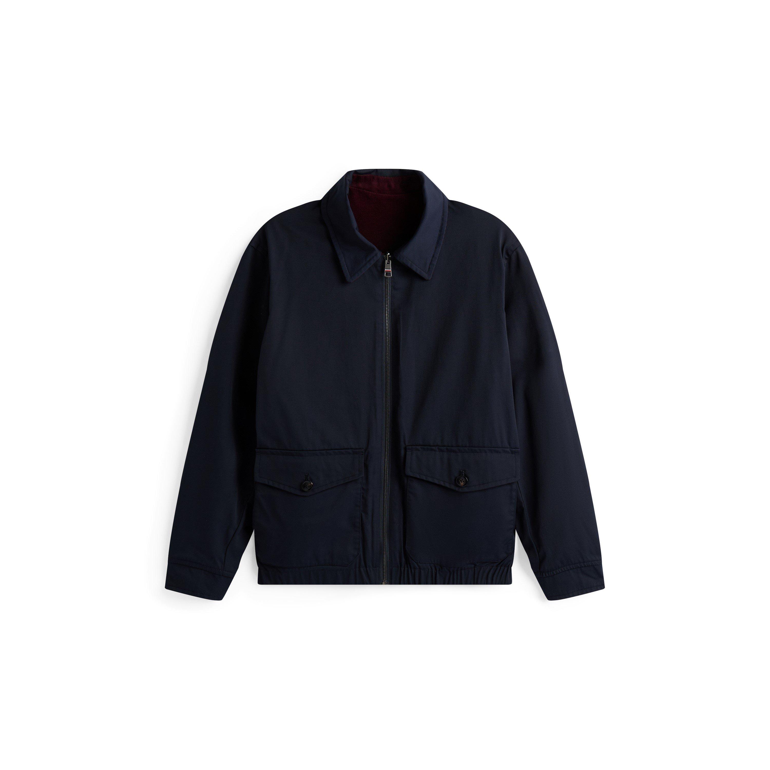 Tommy Hilfiger Men's Reversible Harrington Jacket - Deep Burg XIH - M